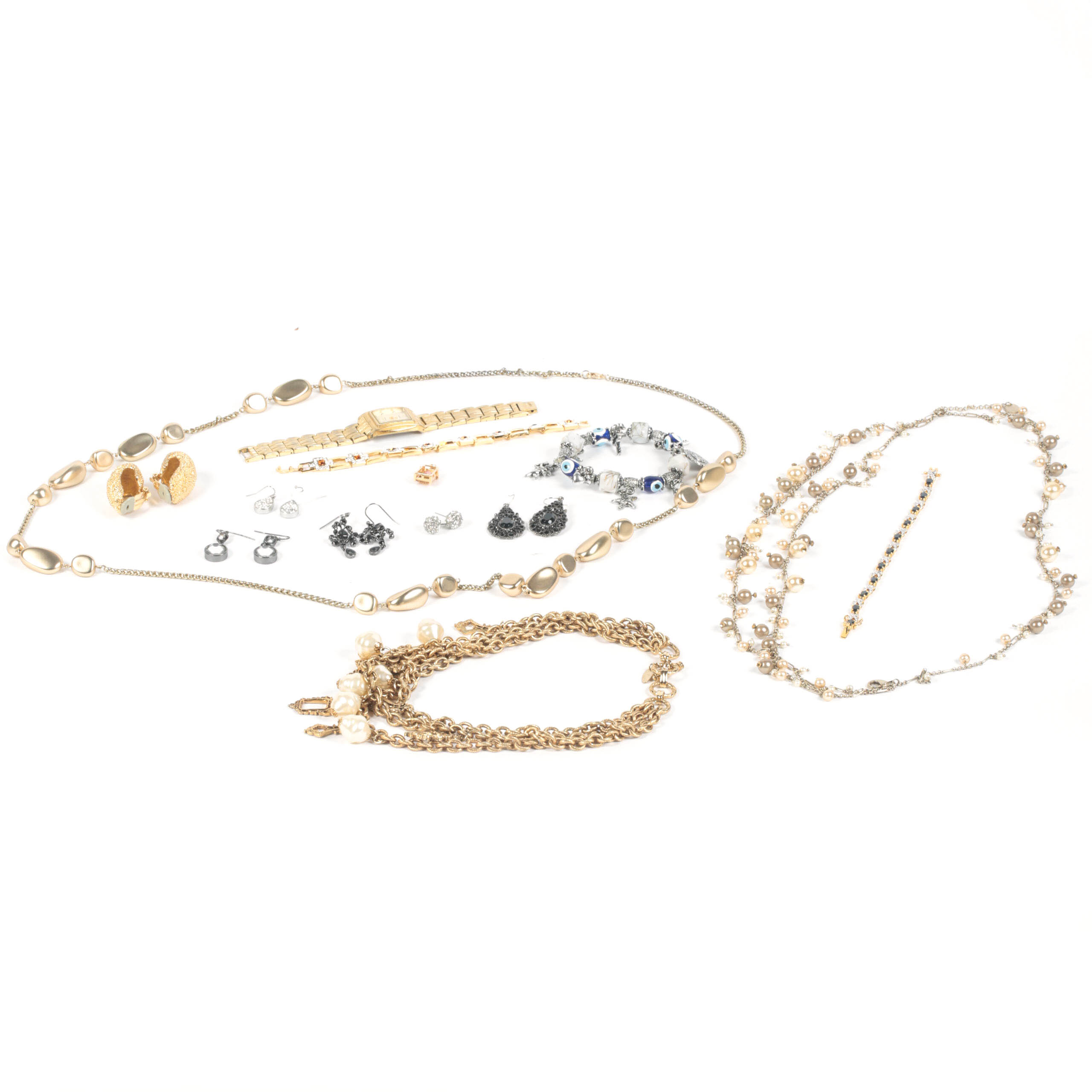 Costume Jewelry Collection Including Ciner and Monet