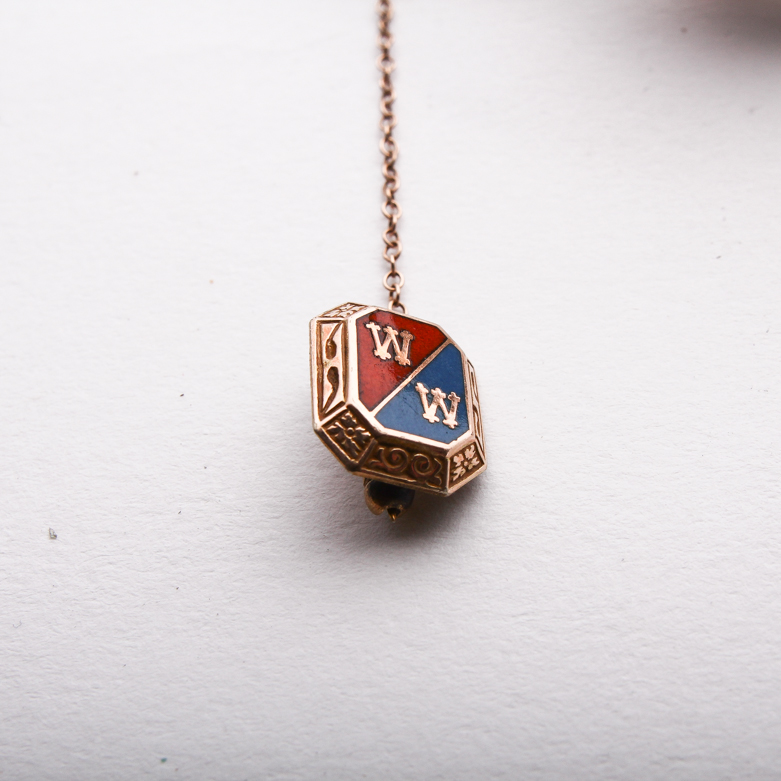 Vintage Bulova Rolled Gold Plate Watch with Granat Bros. Pin and Star of David Pendant Necklace