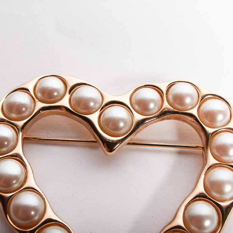 Givenchy Open Heart Costume Brooch