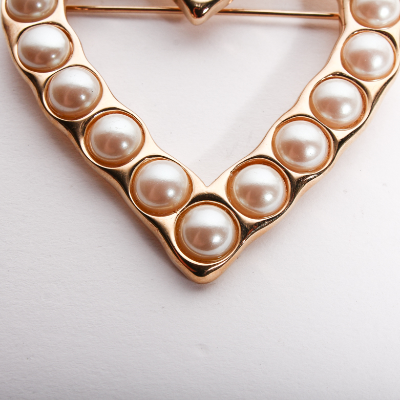 Givenchy Open Heart Costume Brooch