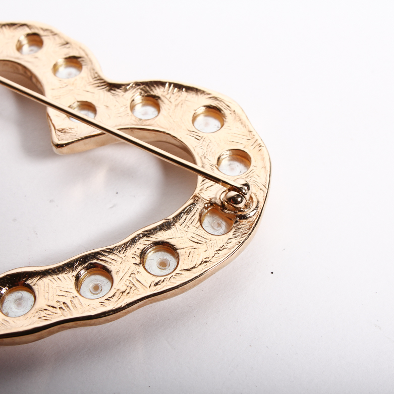 Givenchy Open Heart Costume Brooch