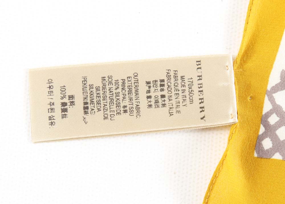 Burberry Silk Scarf