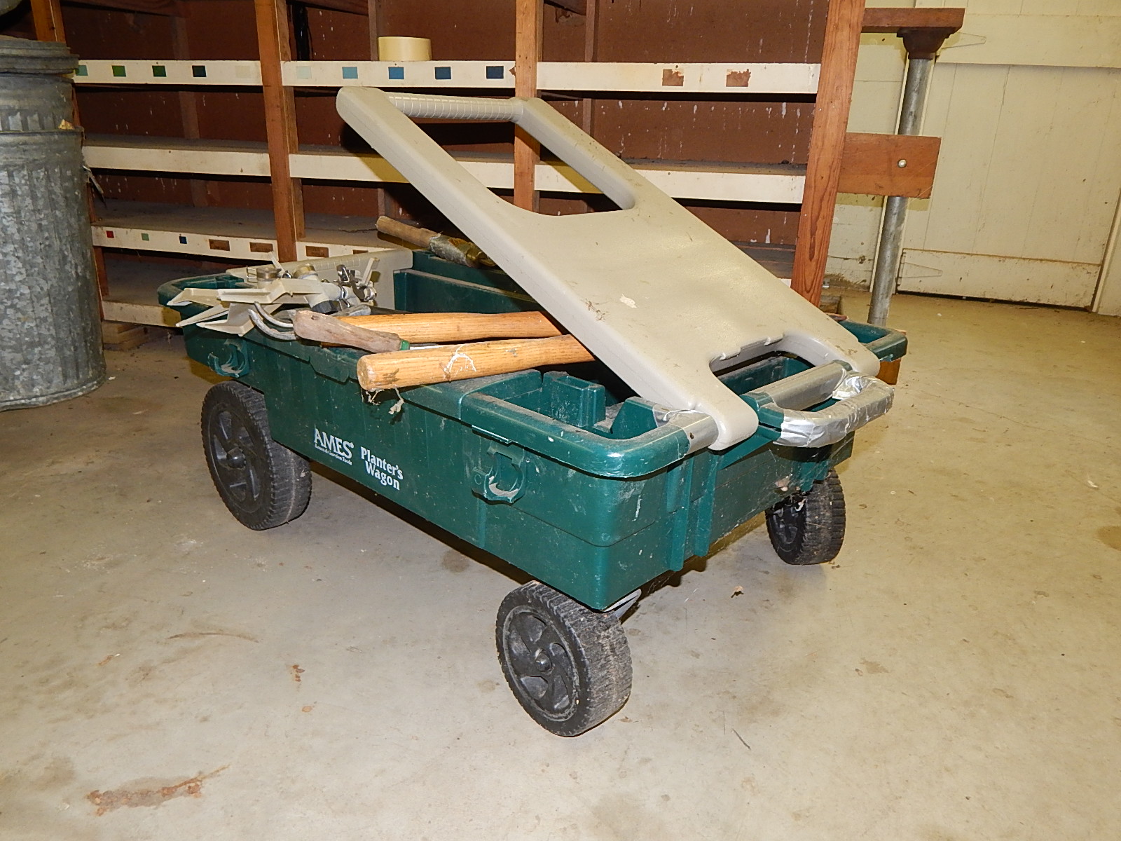 Ames Planter's Wagon and Hand Tools