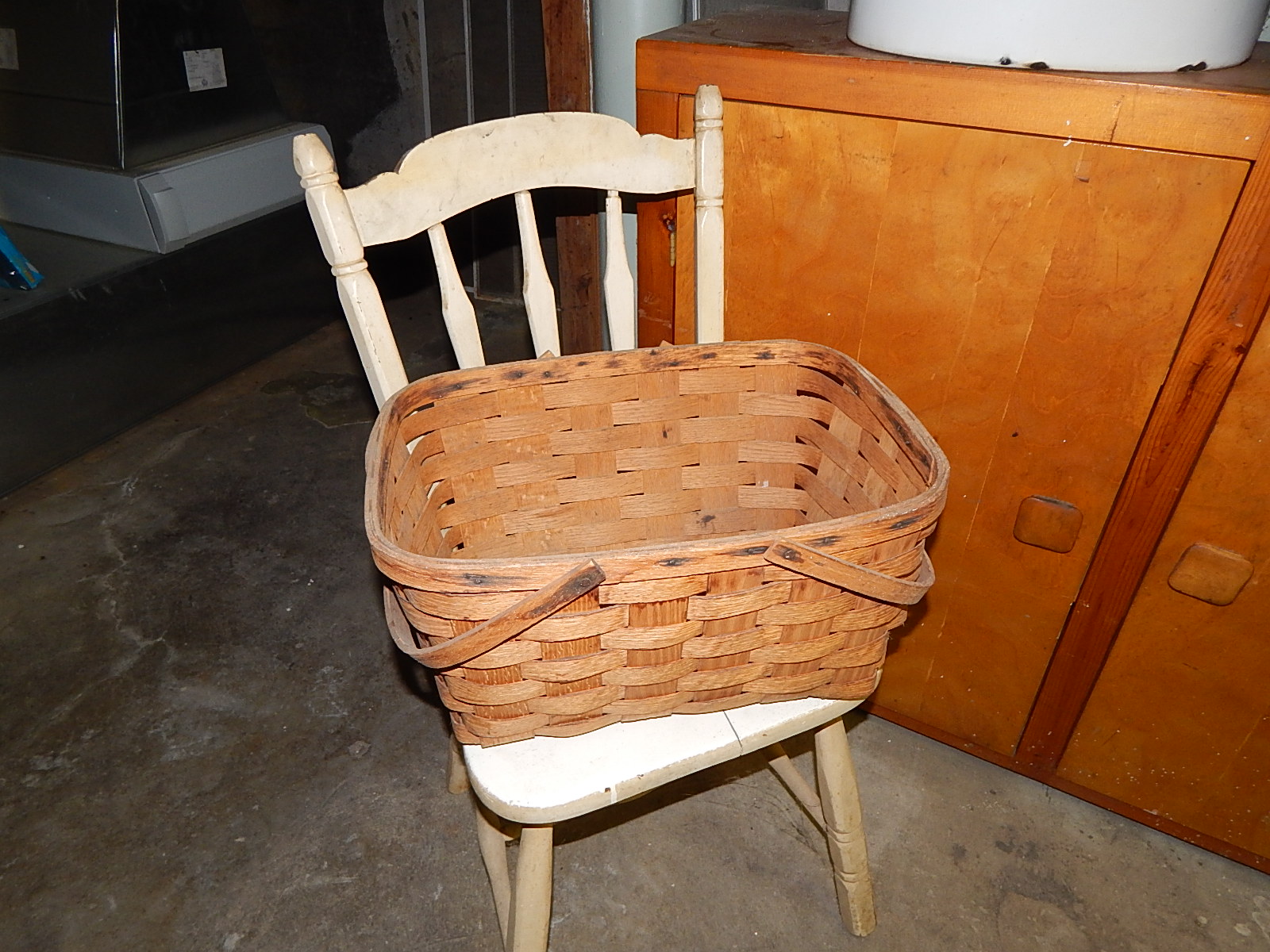 Cabinet, Chair, Porcelain Roasters
