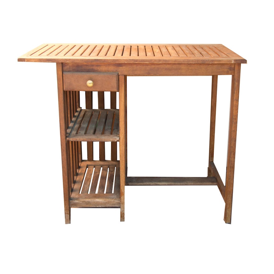 Teak Patio Bar Table