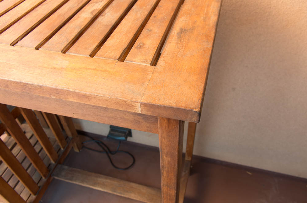 Teak Patio Bar Table
