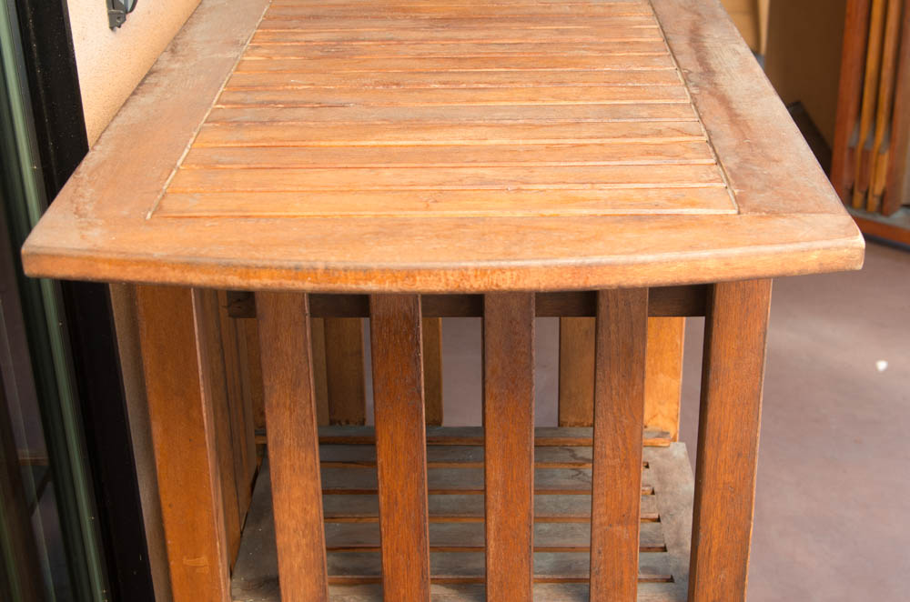 Teak Patio Bar Table