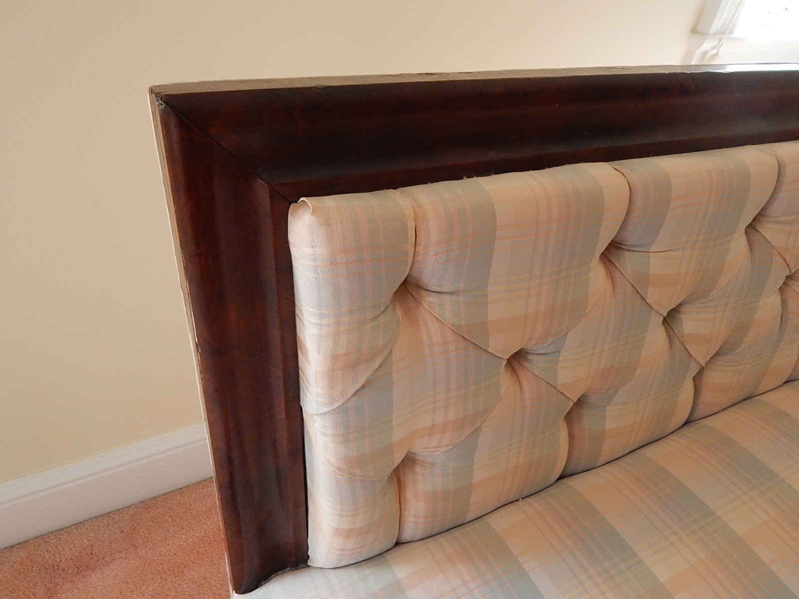 Solid Wood Upholstered Bench