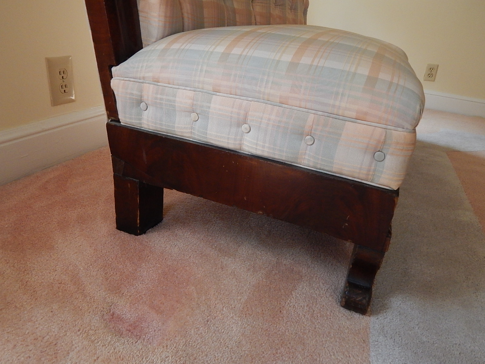 Solid Wood Upholstered Bench