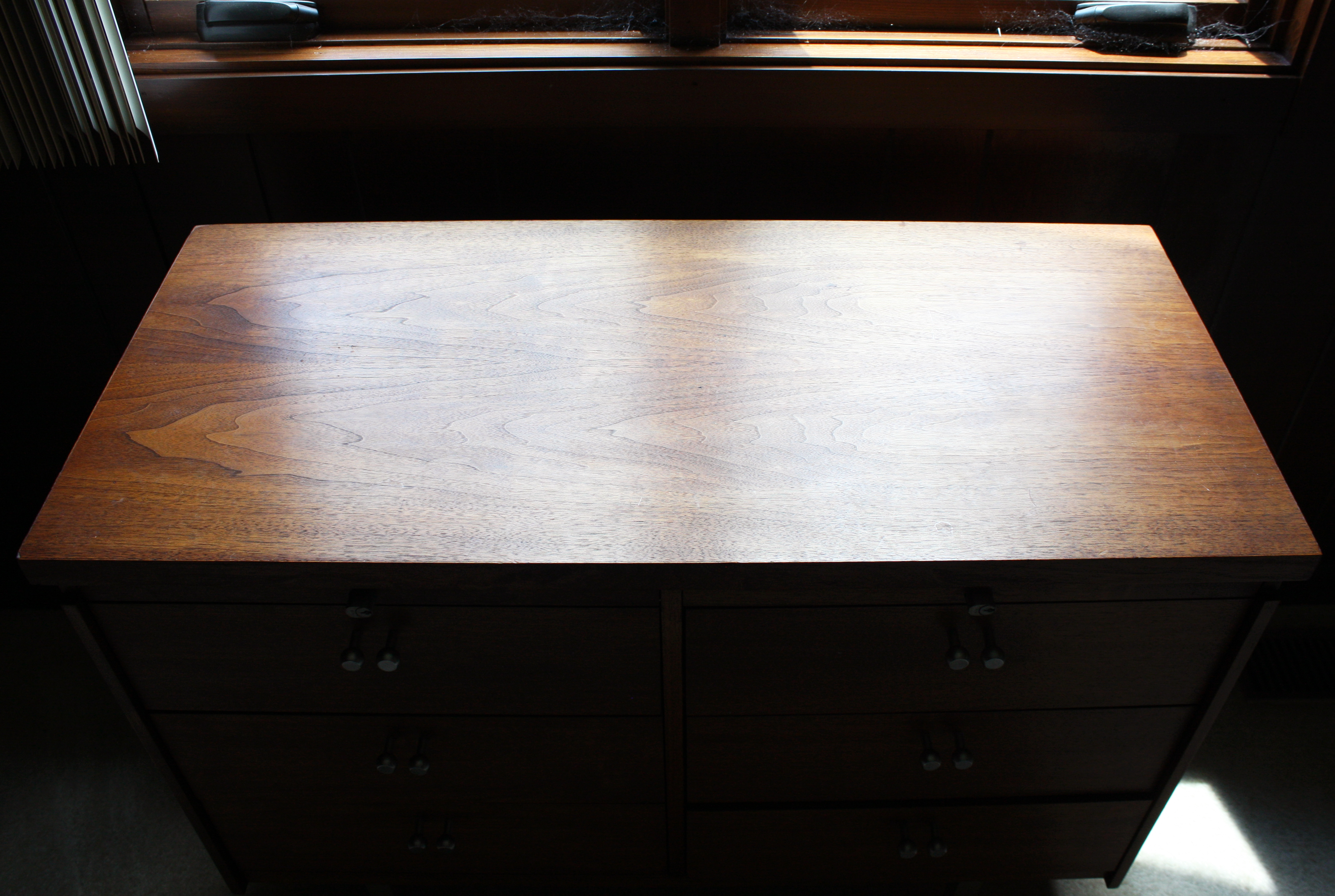 Mid Century Modern Walnut Office Credenza by Lehigh-Leopold