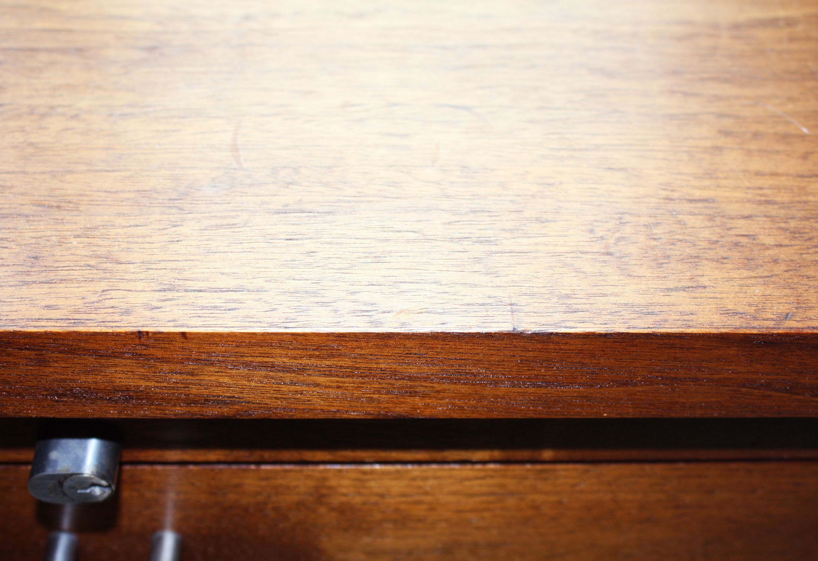 Mid Century Modern Walnut Office Credenza by Lehigh-Leopold