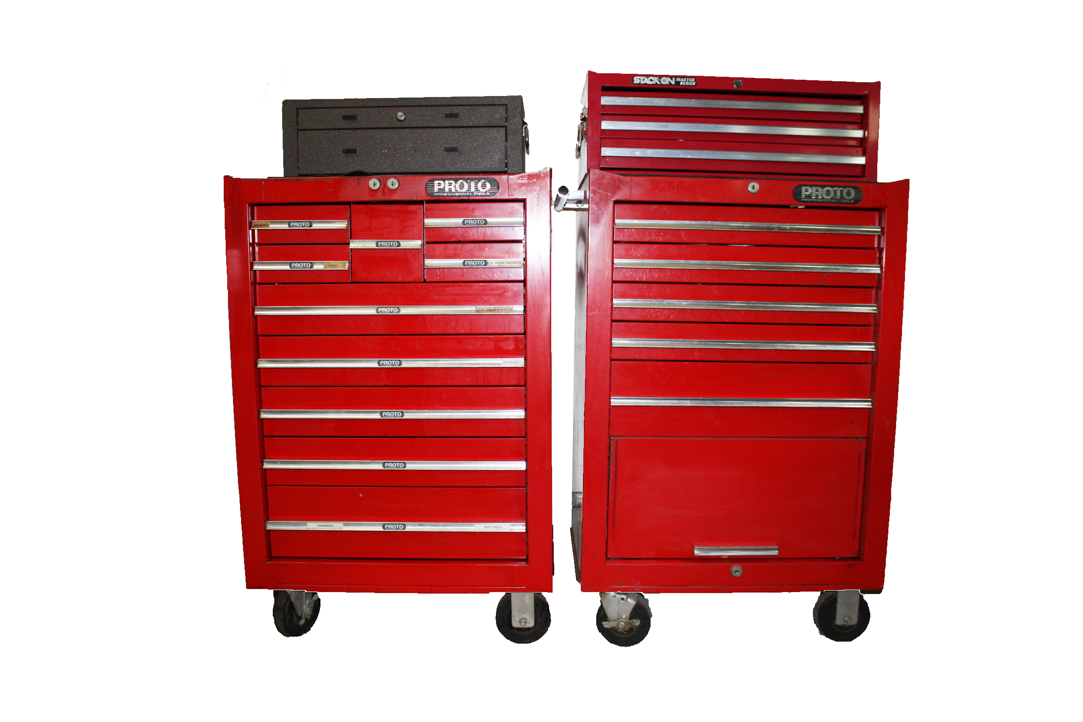 Proto Roll Cabinets, Tool Chests, and Tools