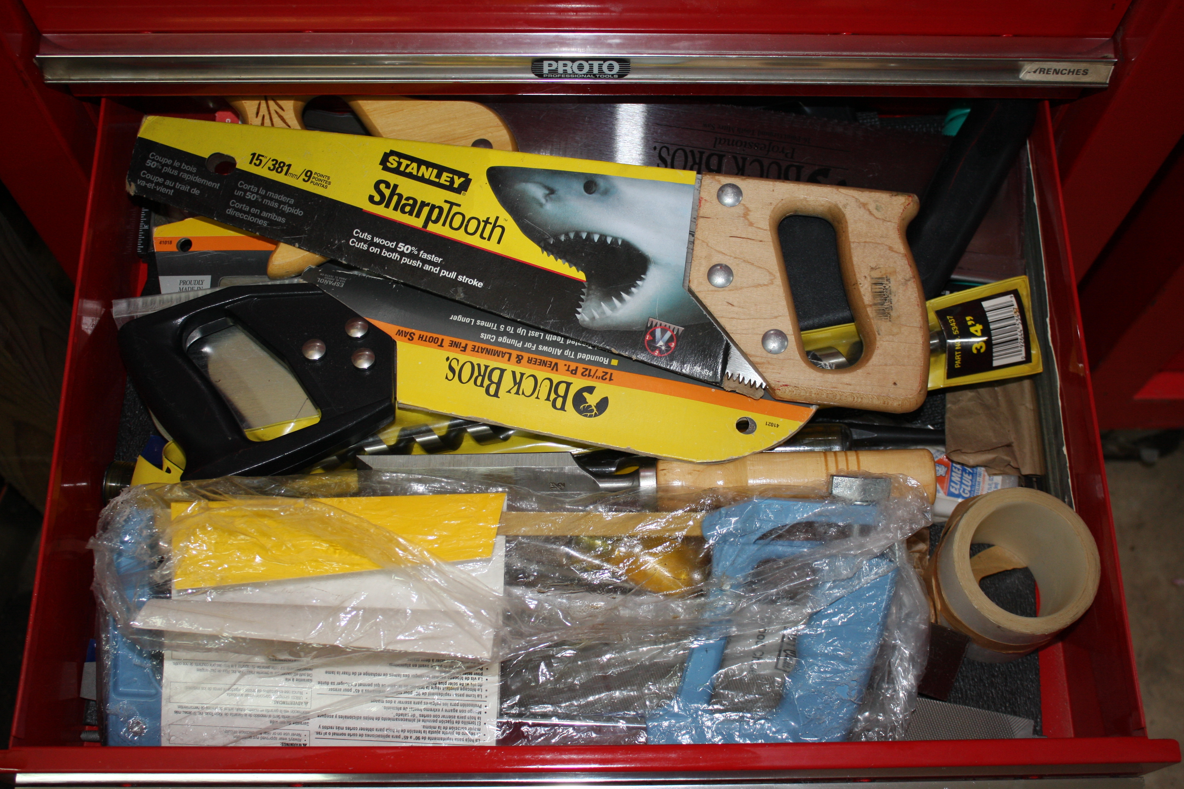 Proto Roll Cabinets, Tool Chests, and Tools