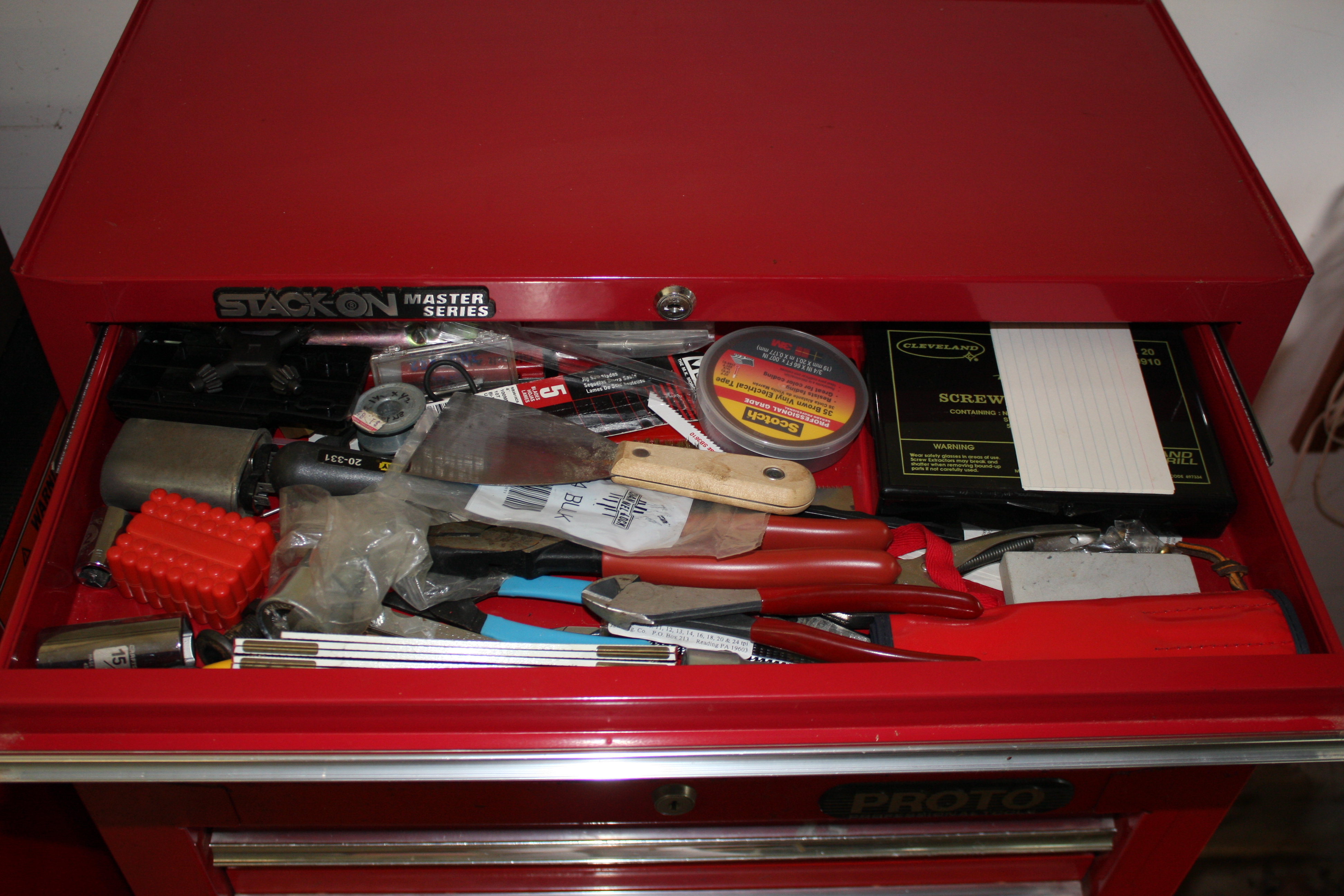Proto Roll Cabinets, Tool Chests, and Tools