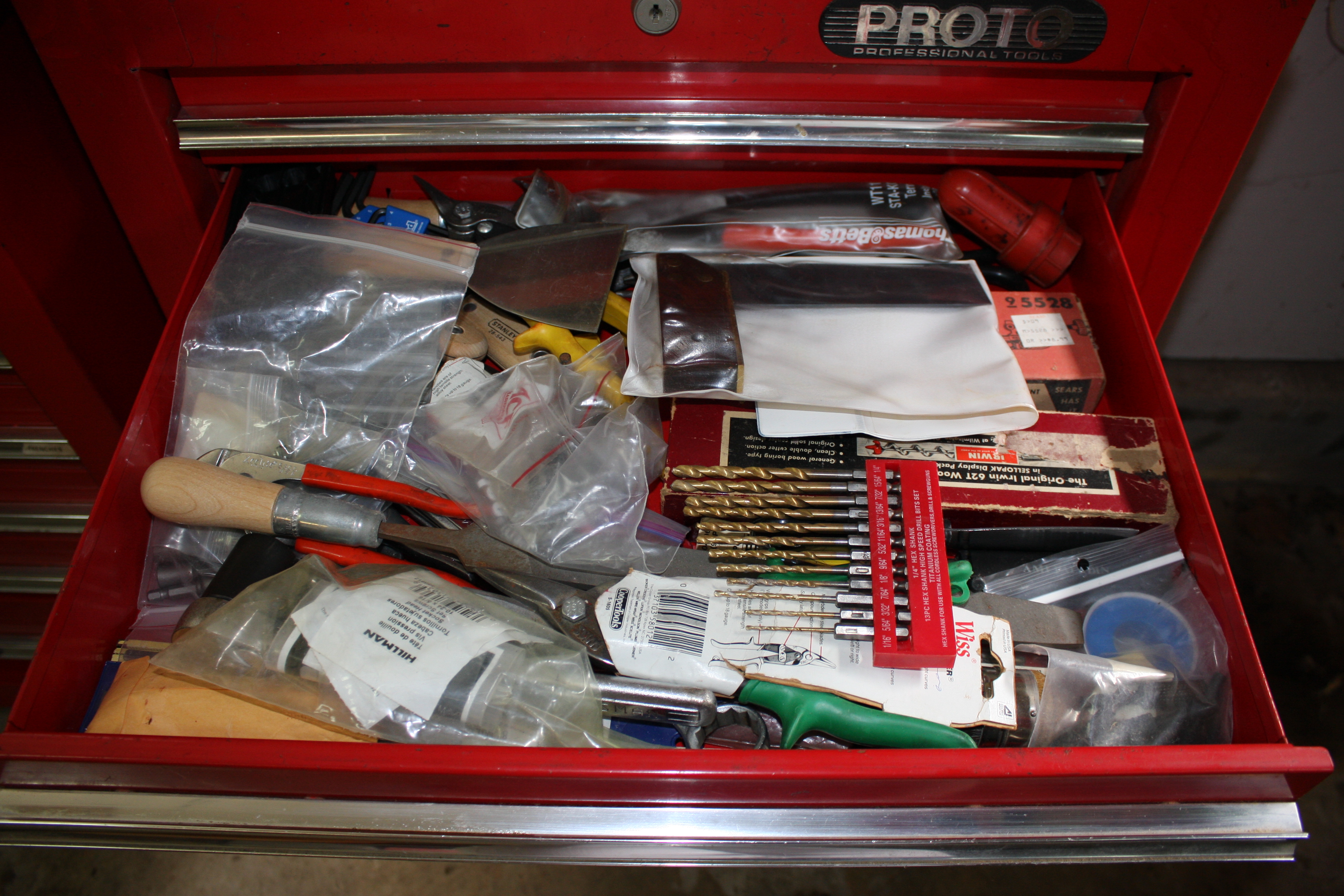 Proto Roll Cabinets, Tool Chests, and Tools