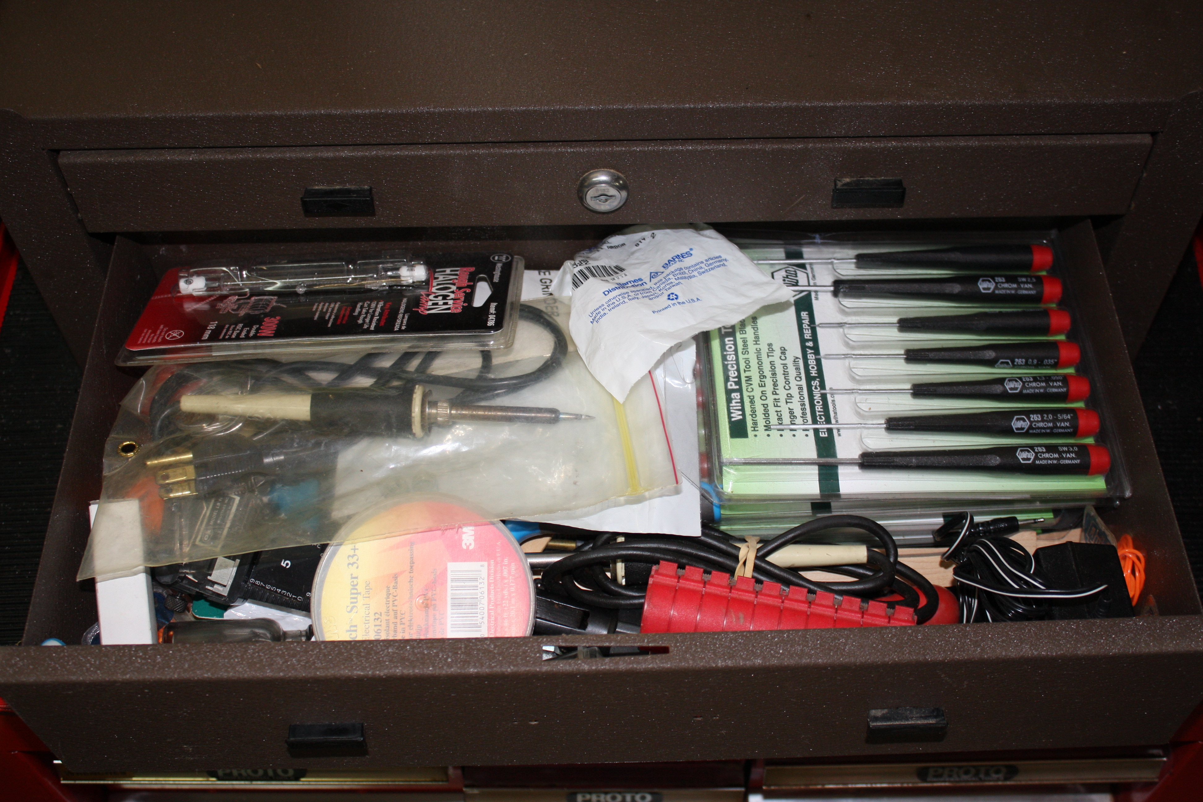 Proto Roll Cabinets, Tool Chests, and Tools