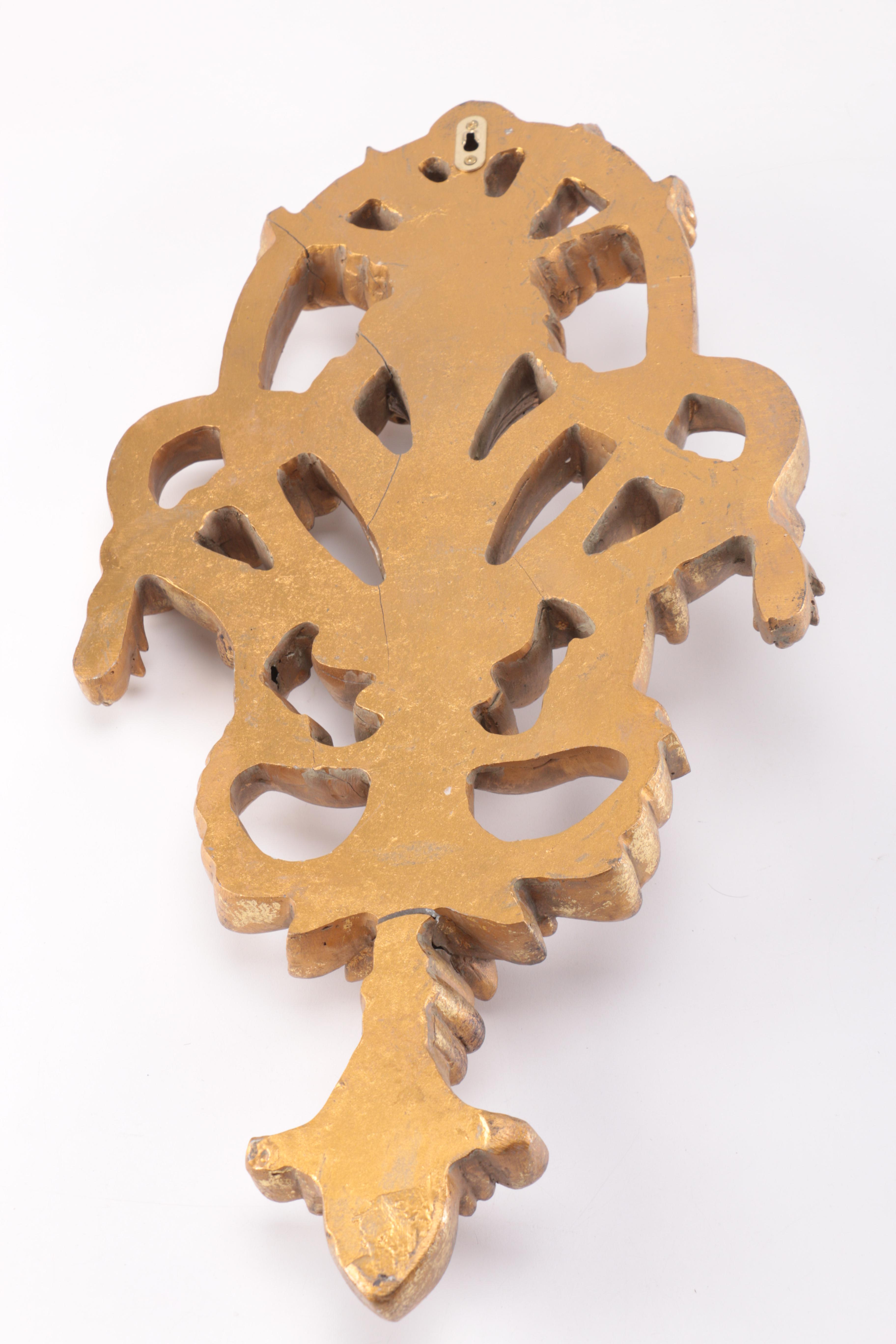 Neoclassical Foliate Wooden Wall Hangings