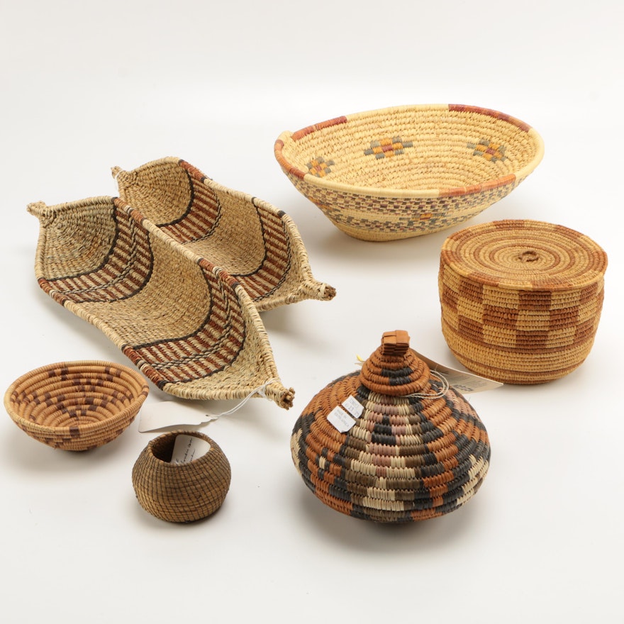 Collection of Handwoven Baskets