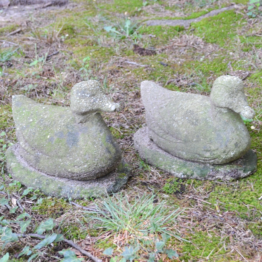 Ceramic Duck Yard Statues