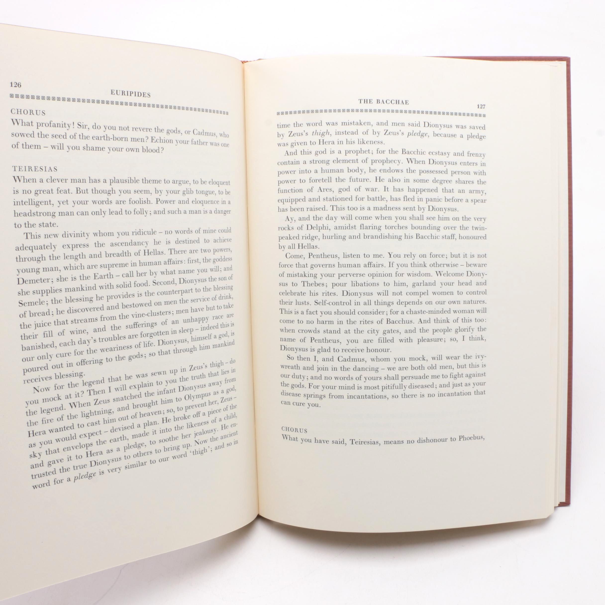 1967 Limited Editions Club "Three Plays of Euripides"