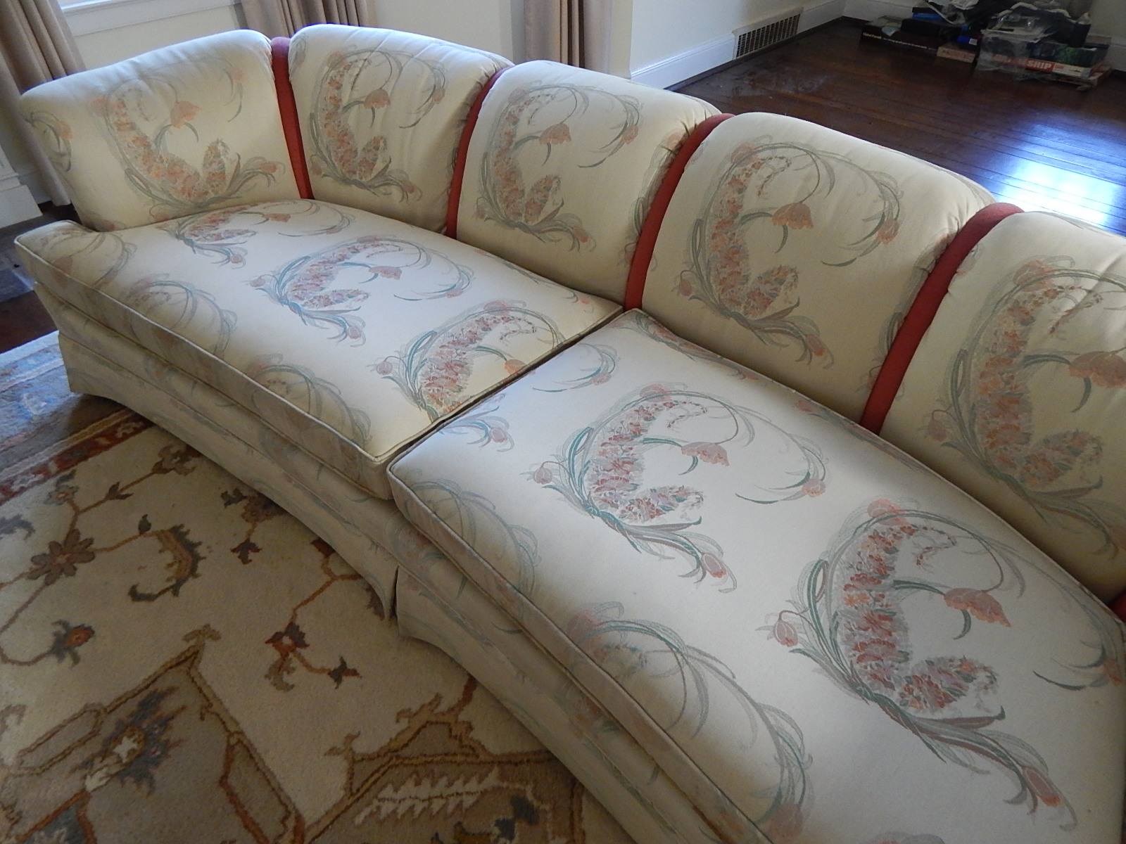 Two Vintage Drexel Heritage Sofas