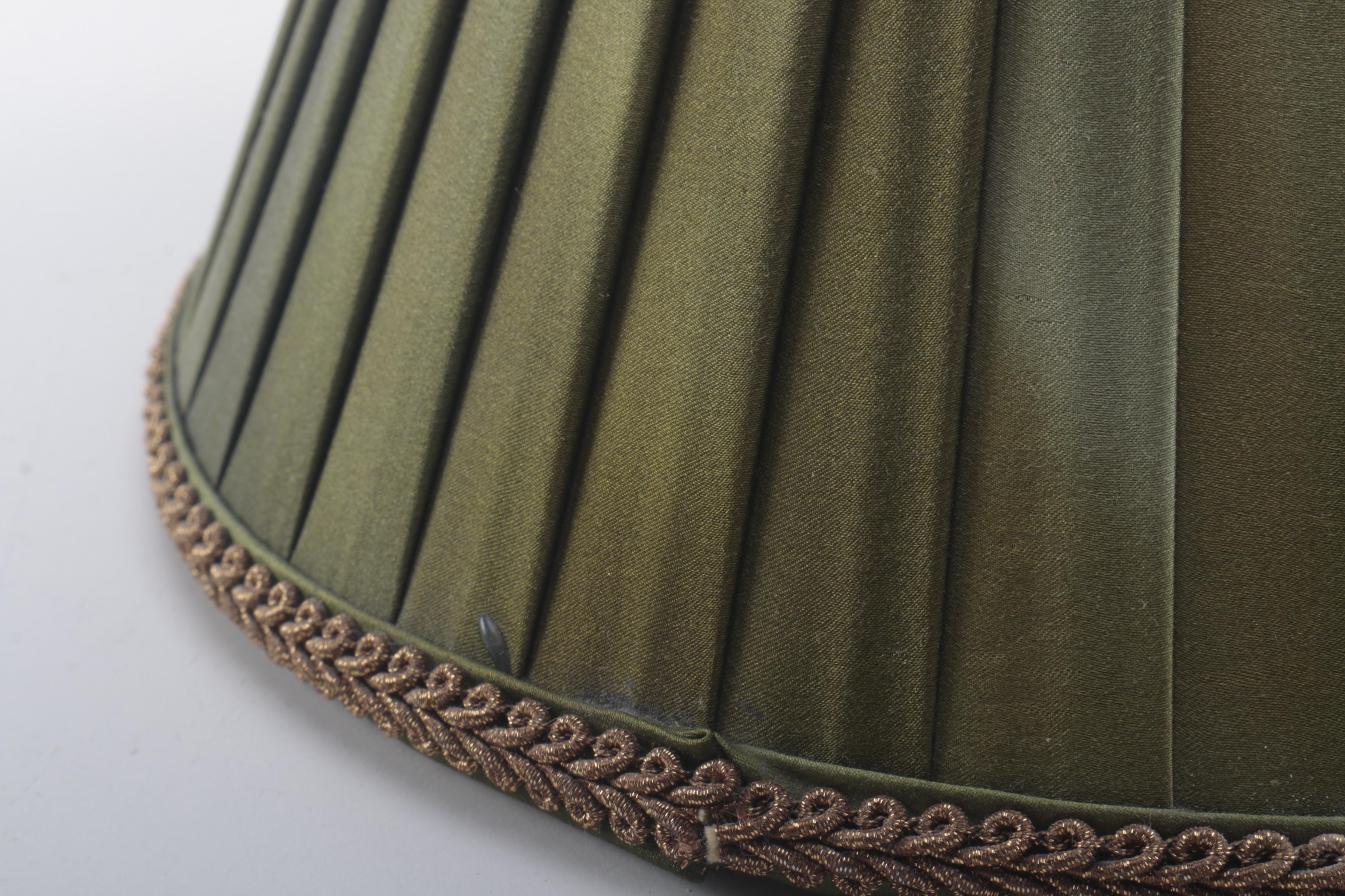 Brass Table Lamps With Frederick Cooper Shades