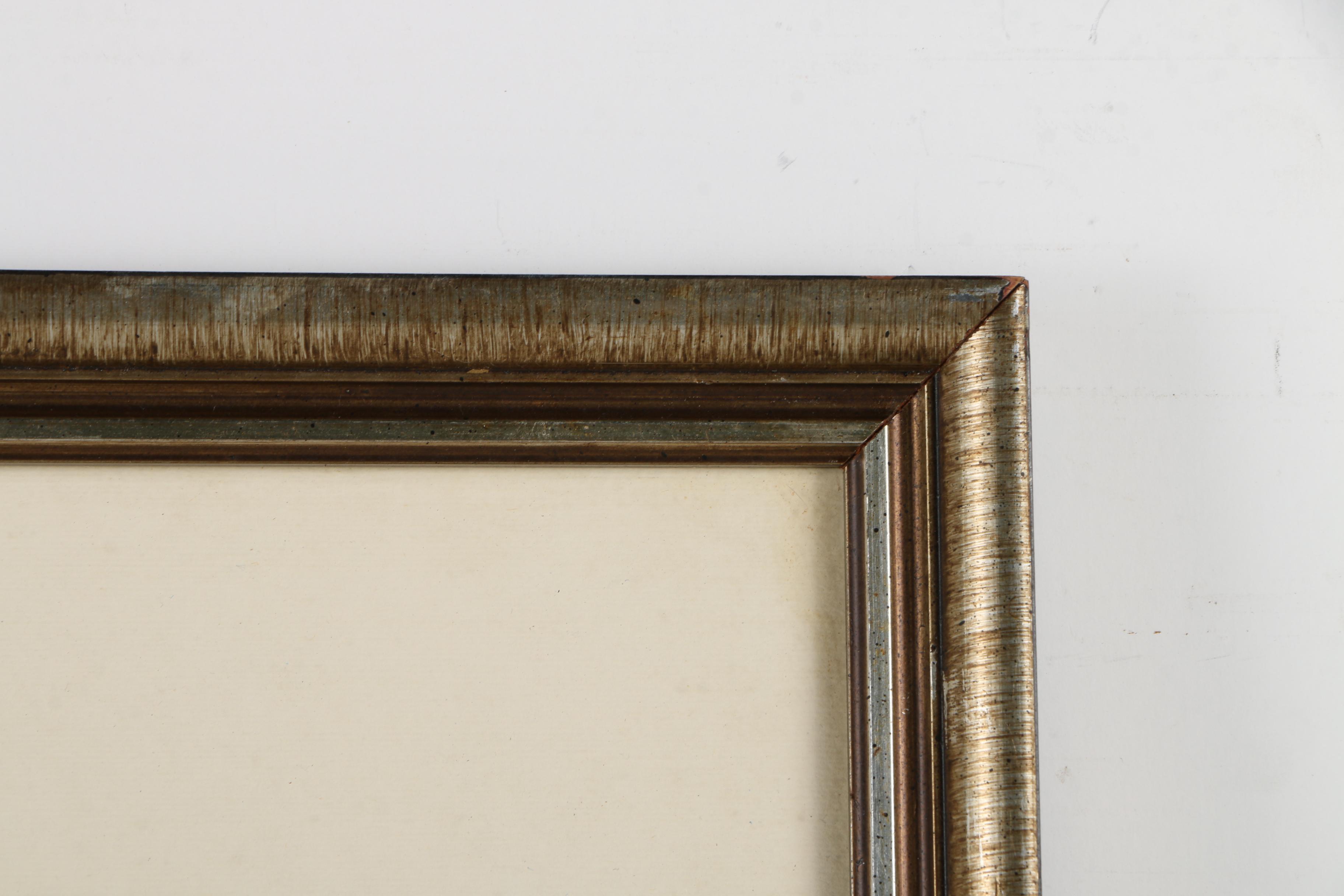 Allen Hawks Watercolor on Paper of a Boat in a Storm