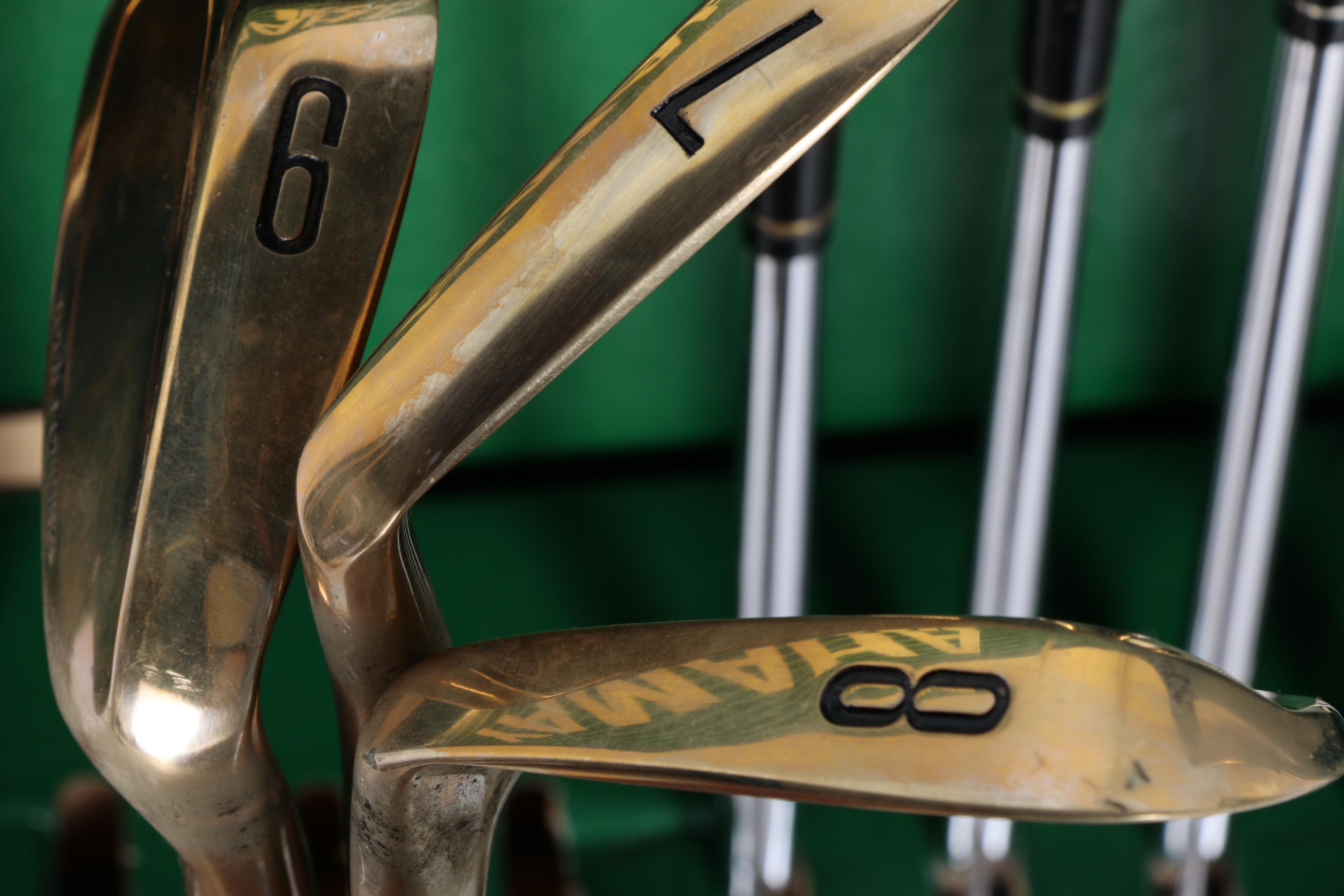 Vintage Yamaha ST-30 "Gold" Aluminum Bronze ST-30 Golf Irons