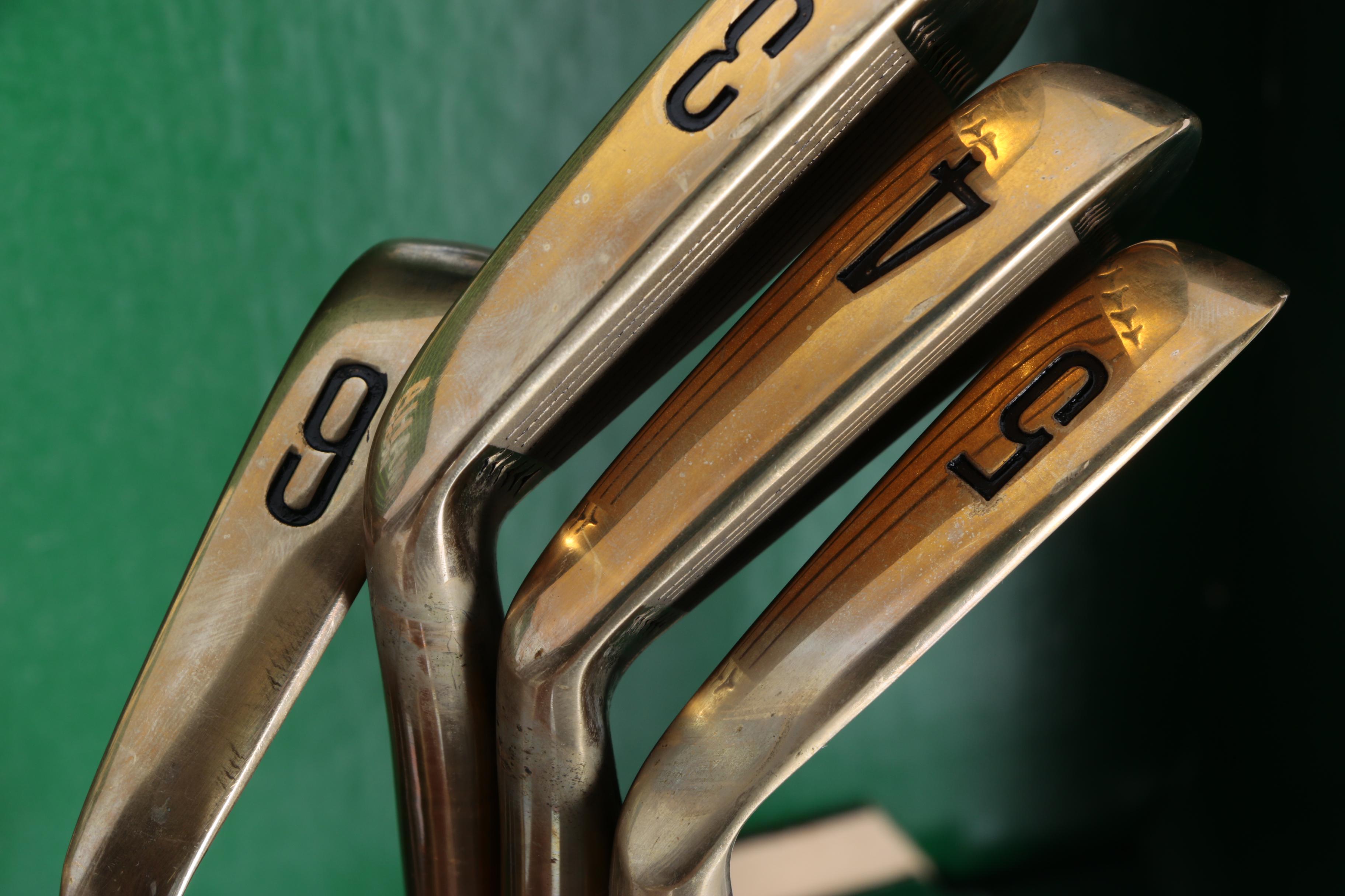 Vintage Yamaha ST-30 "Gold" Aluminum Bronze ST-30 Golf Irons