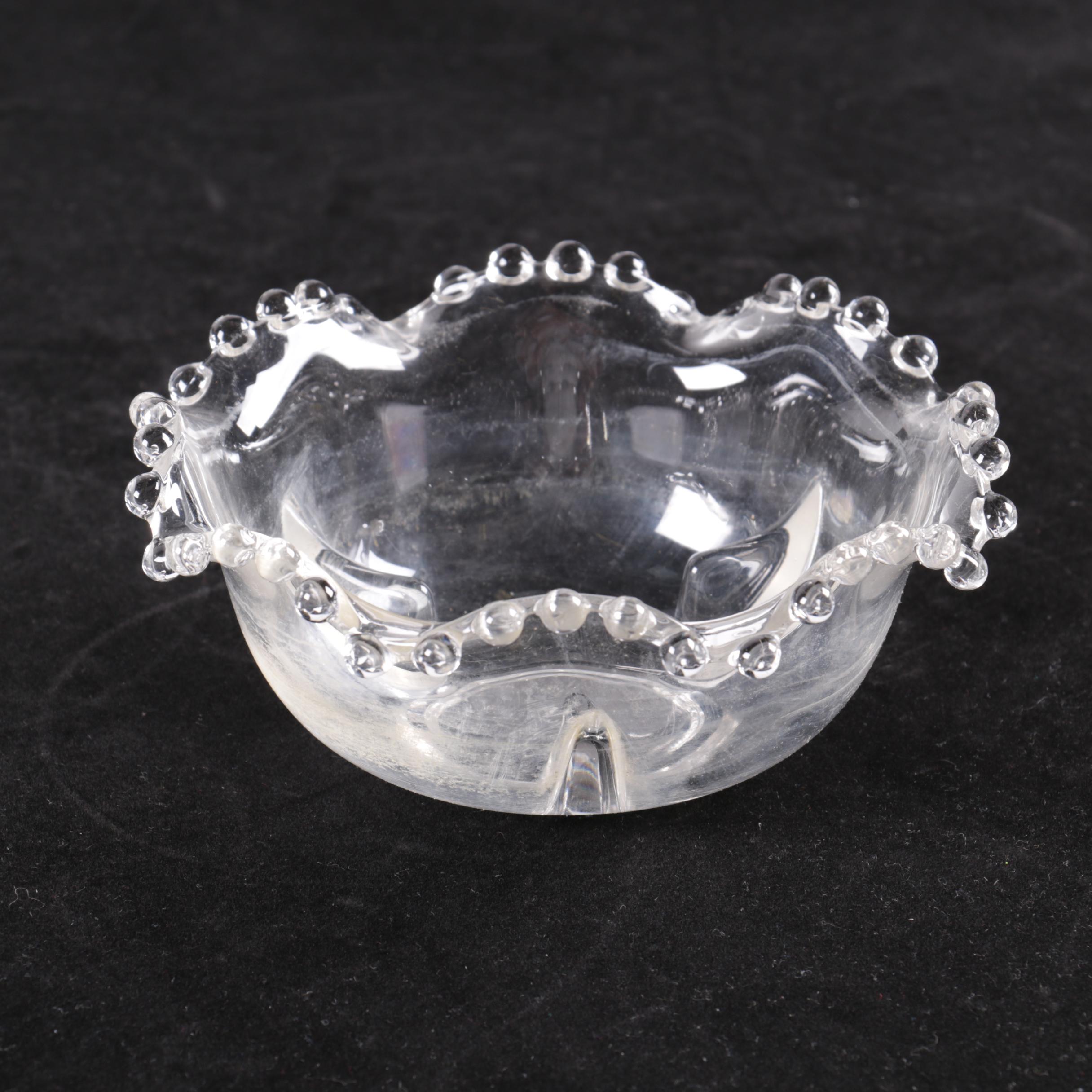 Imperial Glass "Candlewick" Glass Punch Cups and Bowls Circa 1936 - 1984