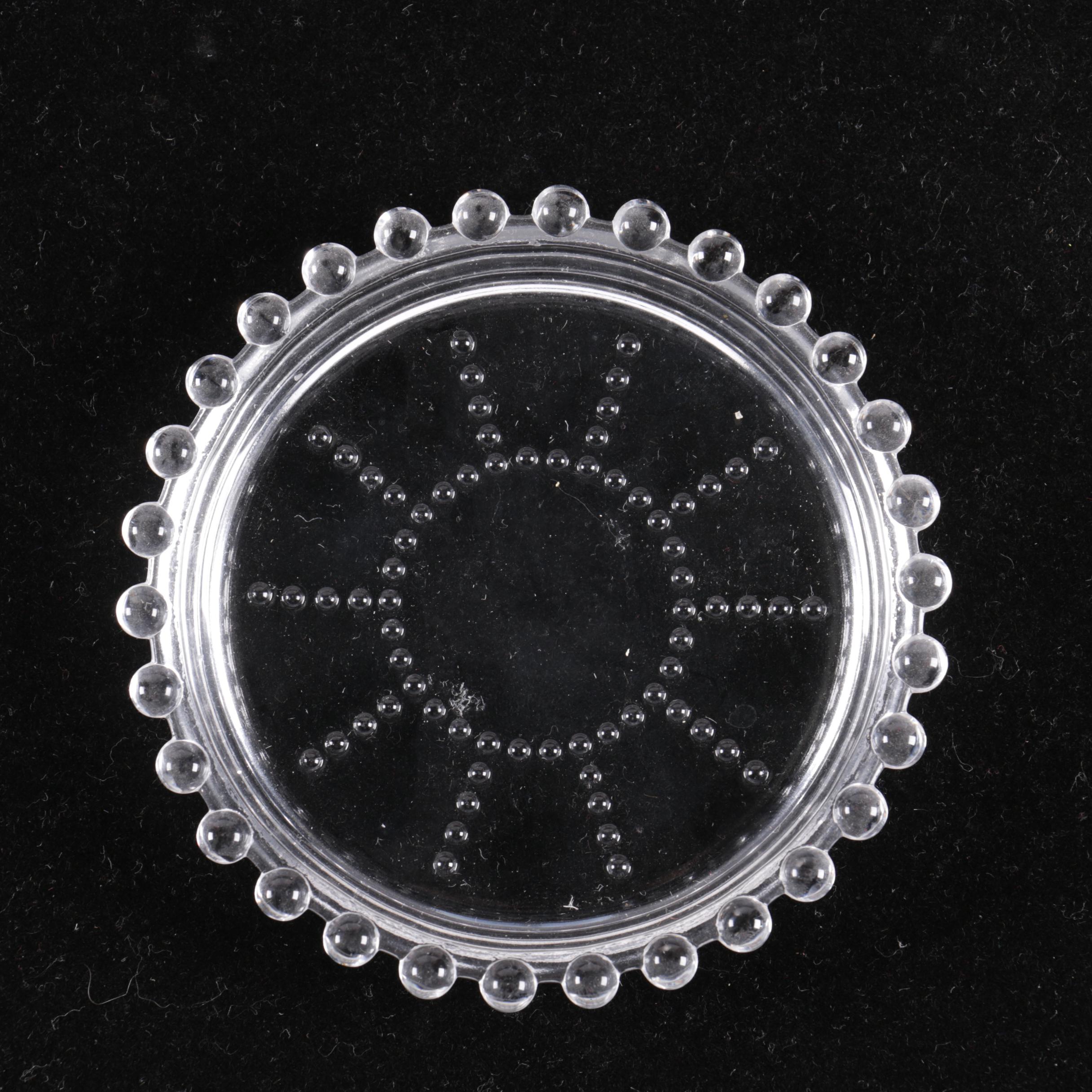 Imperial Glass "Candlewick" Glass Punch Cups and Bowls Circa 1936 - 1984