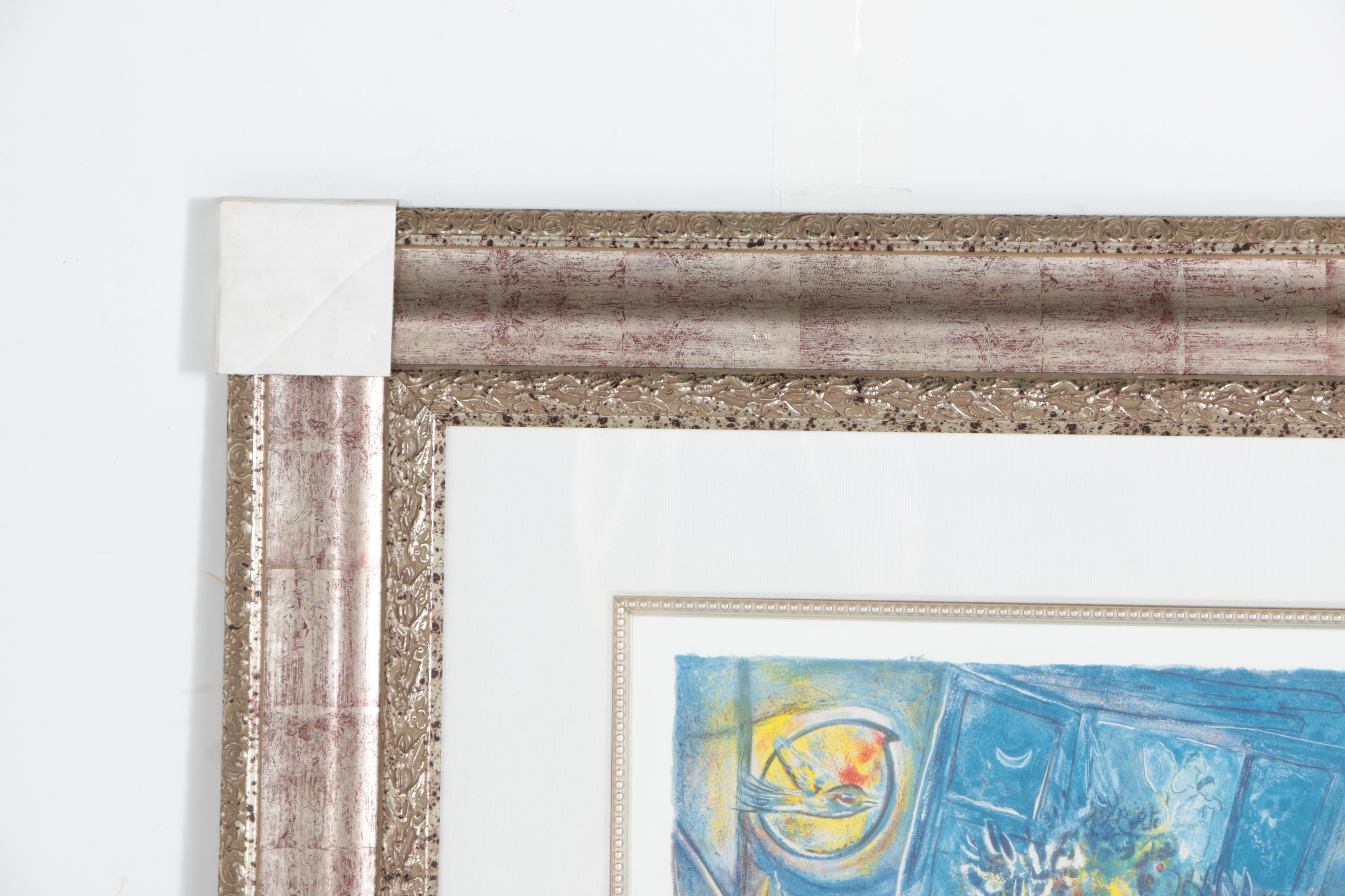 Limited Edition Offset Lithographic Reproduction after Marc Chagall's "Bella" with Facsimile Signature