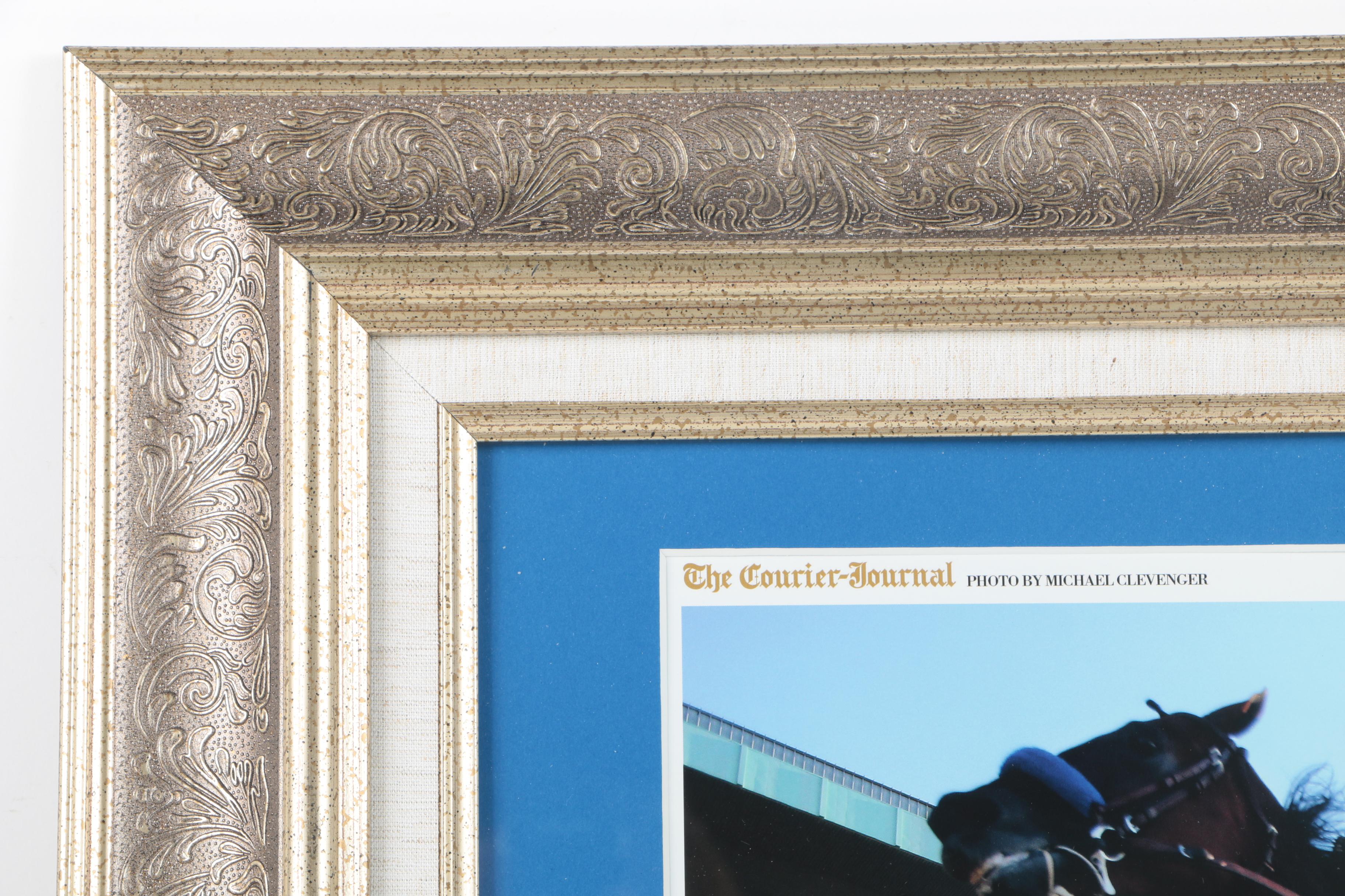 Offset Lithograph After Michael Clevenger's Photograph "American Pharoah Triple Crown"