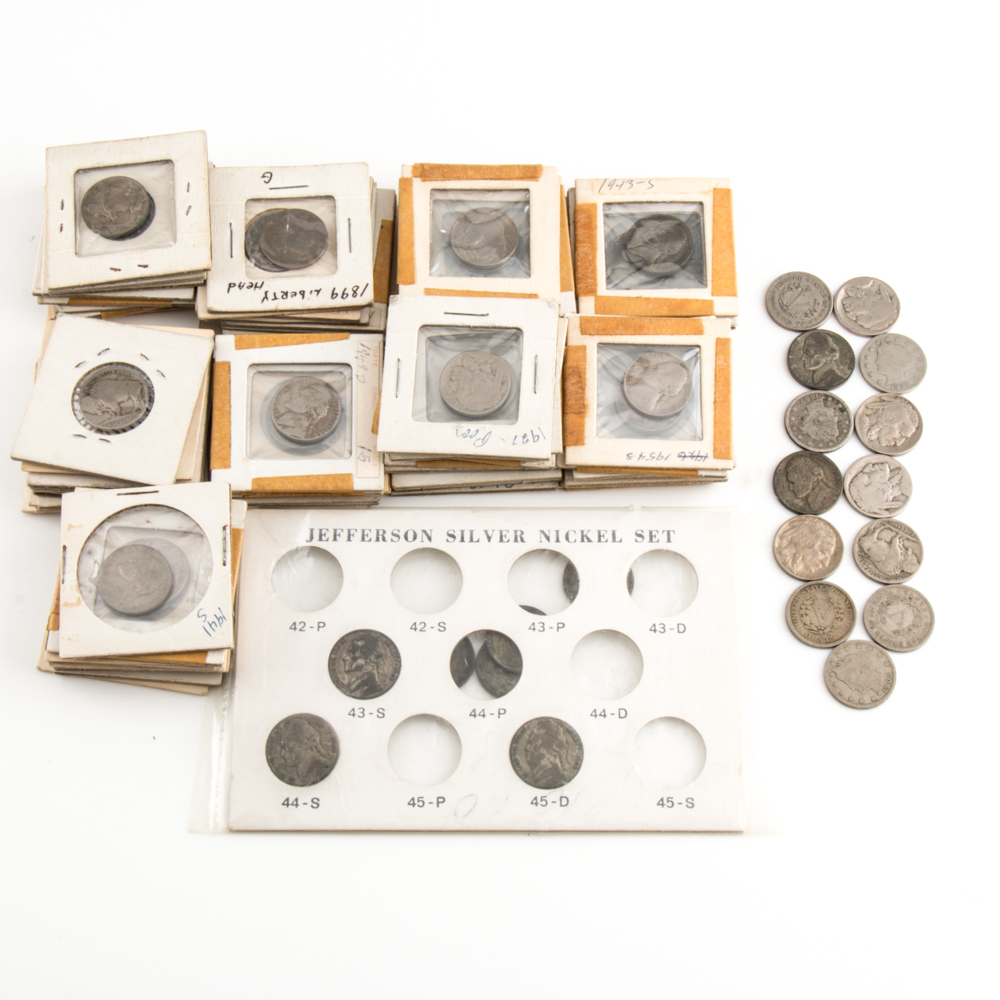 Assortment of Vintage and Antique U.S. Nickels