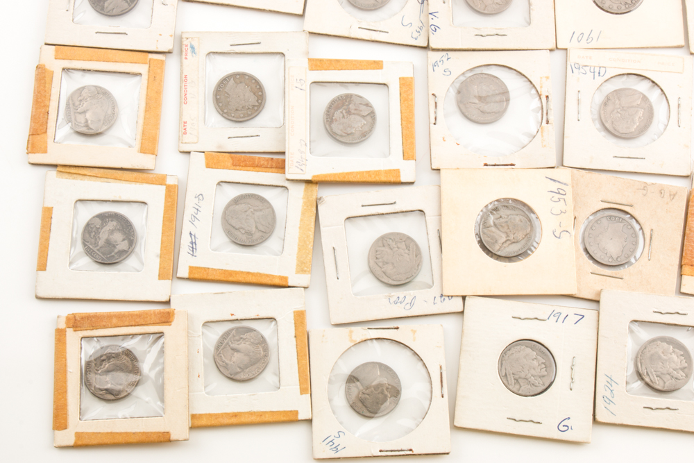Assortment of Vintage and Antique U.S. Nickels