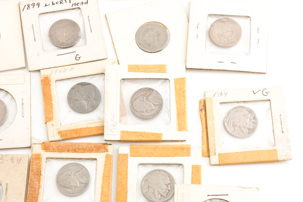 Assortment of Vintage and Antique U.S. Nickels