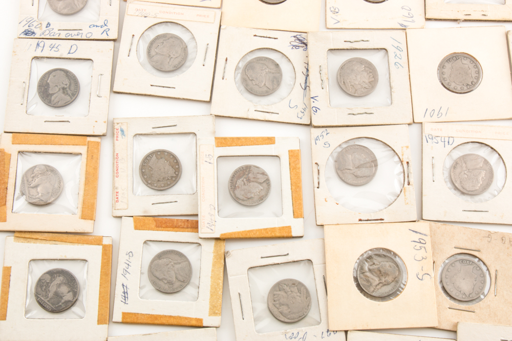 Assortment of Vintage and Antique U.S. Nickels