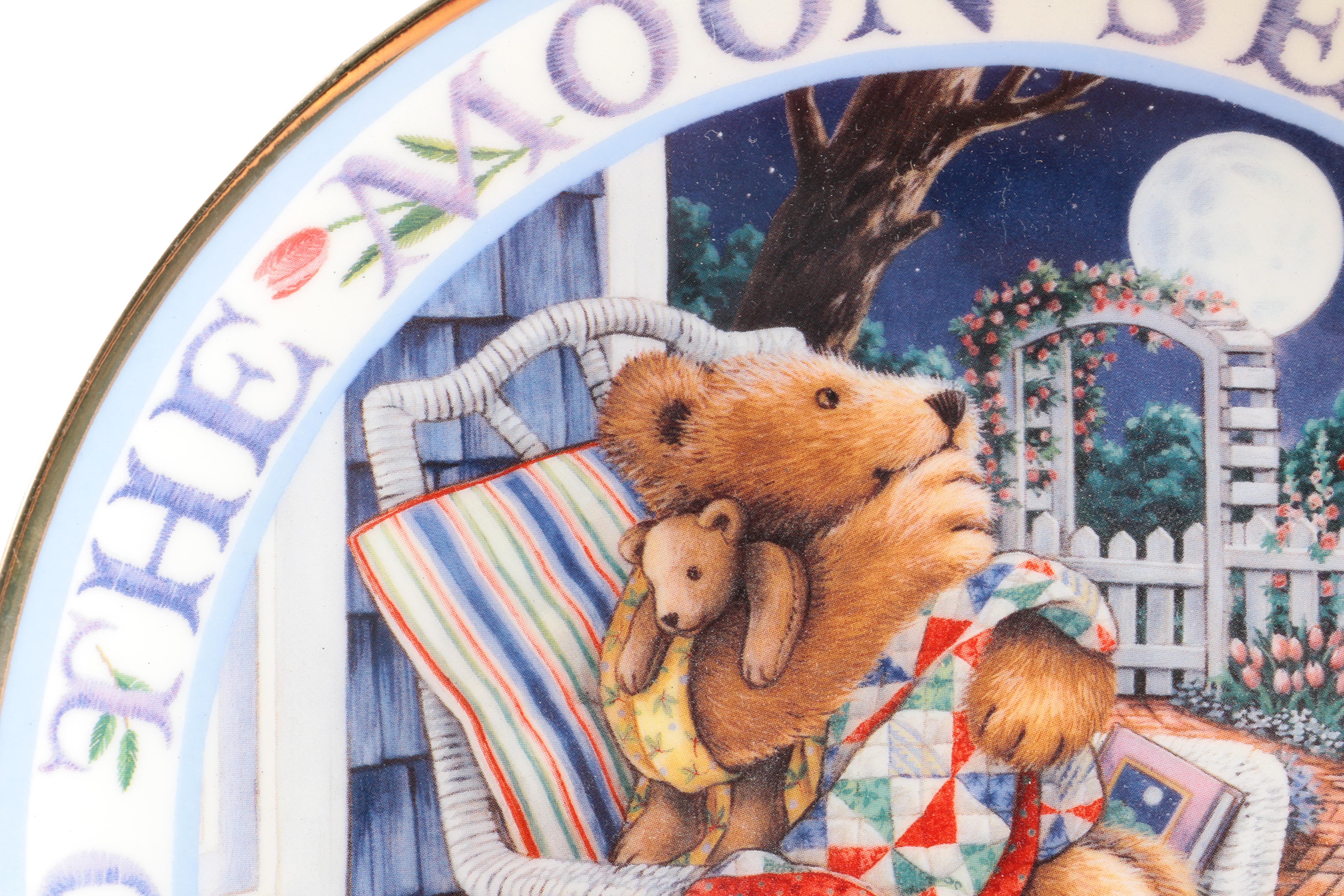 Limited Edition Franklin Mint Royal Doulton "Moonlight Blessing" Porcelain Collector Plate