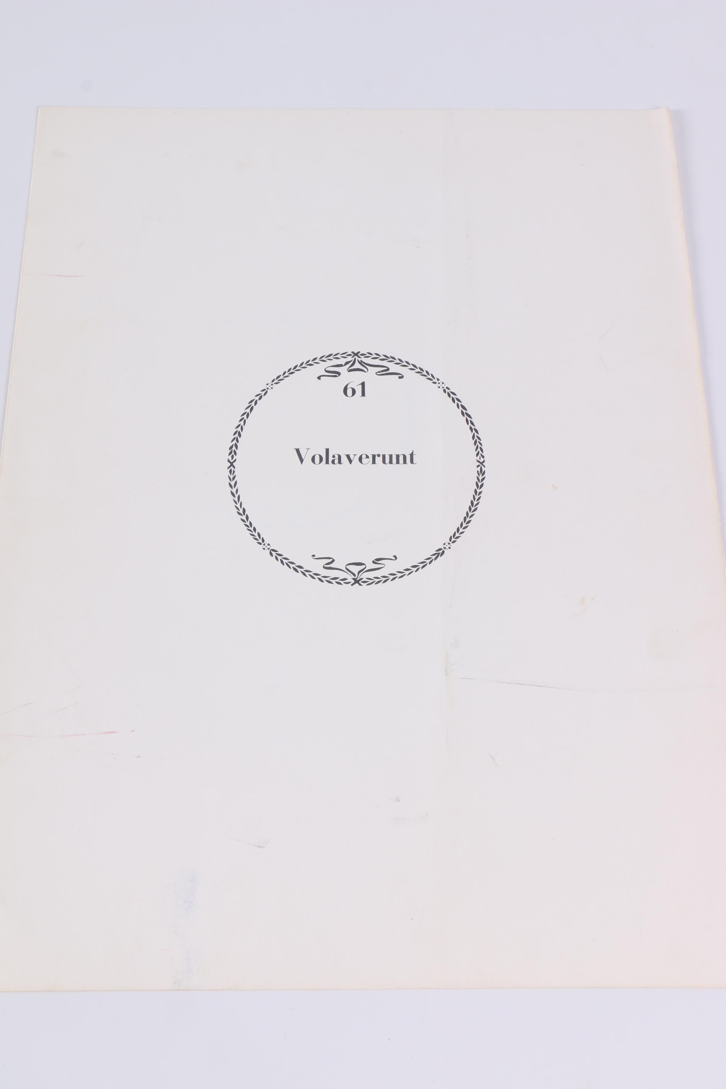 Limited Edition Etching on Paper After Francisco de Goya's "Volaverunt" From the "Los Caprichos" Series