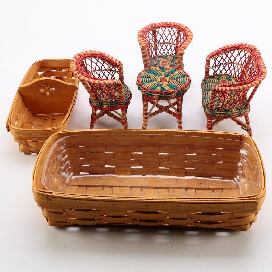 Wicker Items Featuring Longaberger