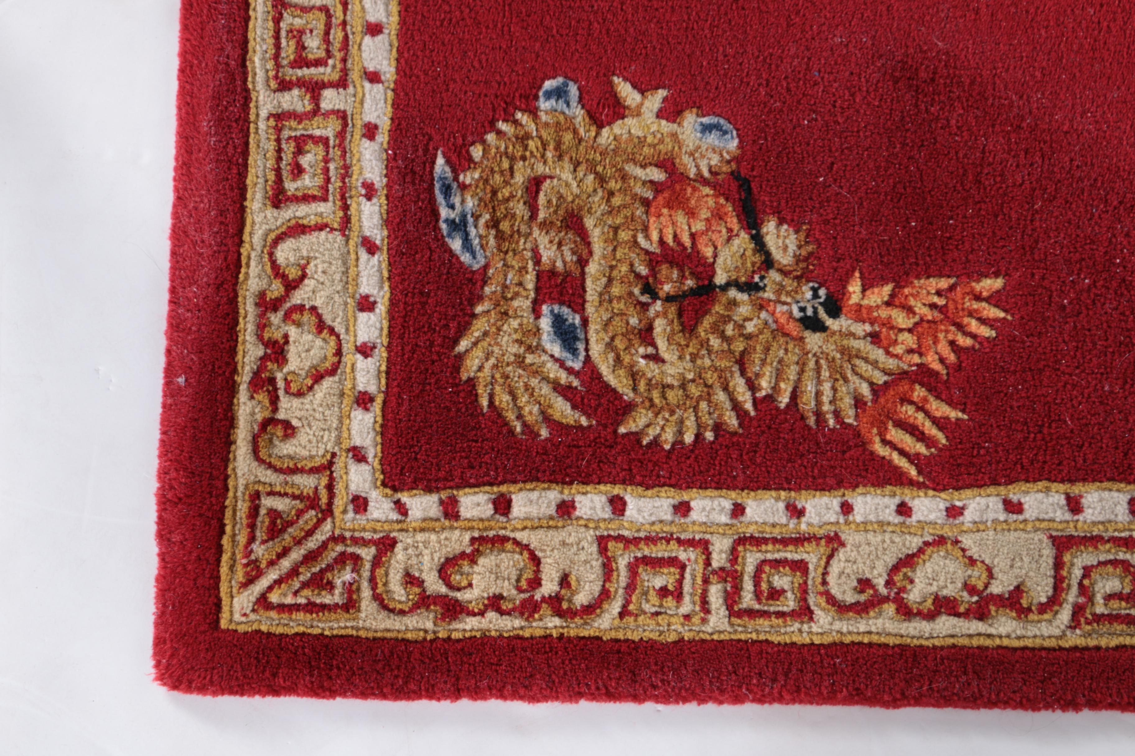 Tufted Chinese Accent Rug