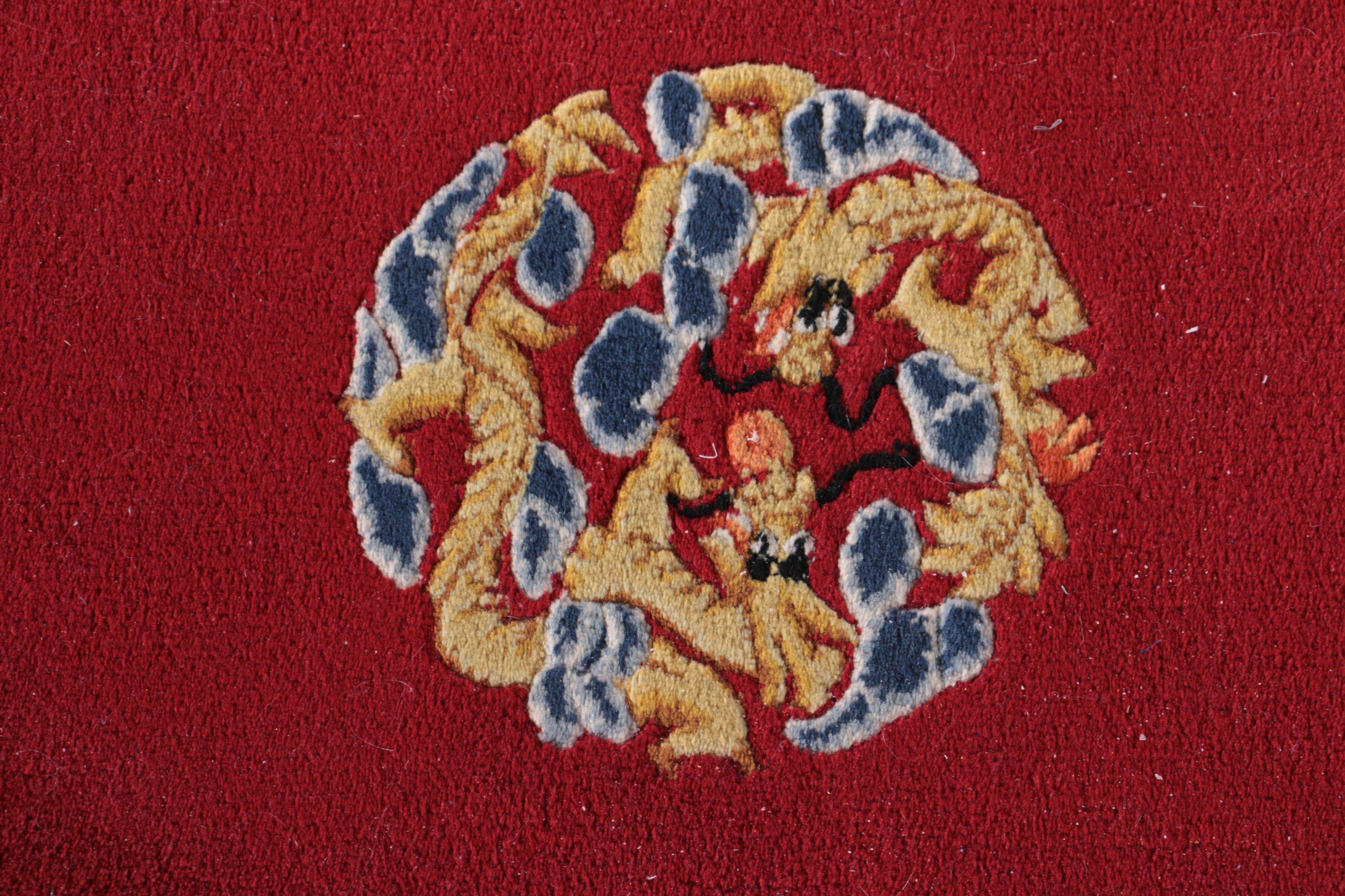 Tufted Chinese Accent Rug