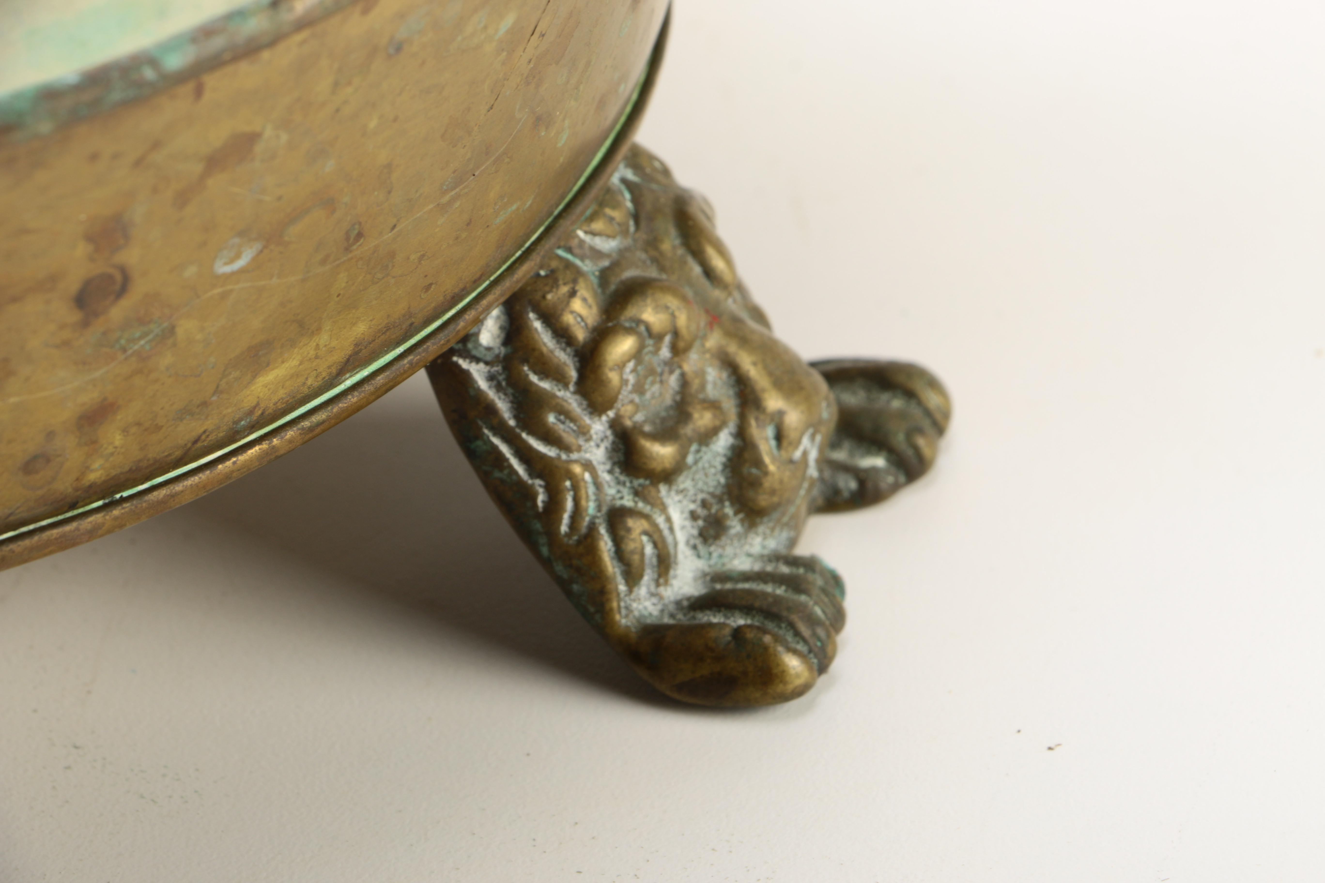 Collection of Copper and Pewter Serving Ware