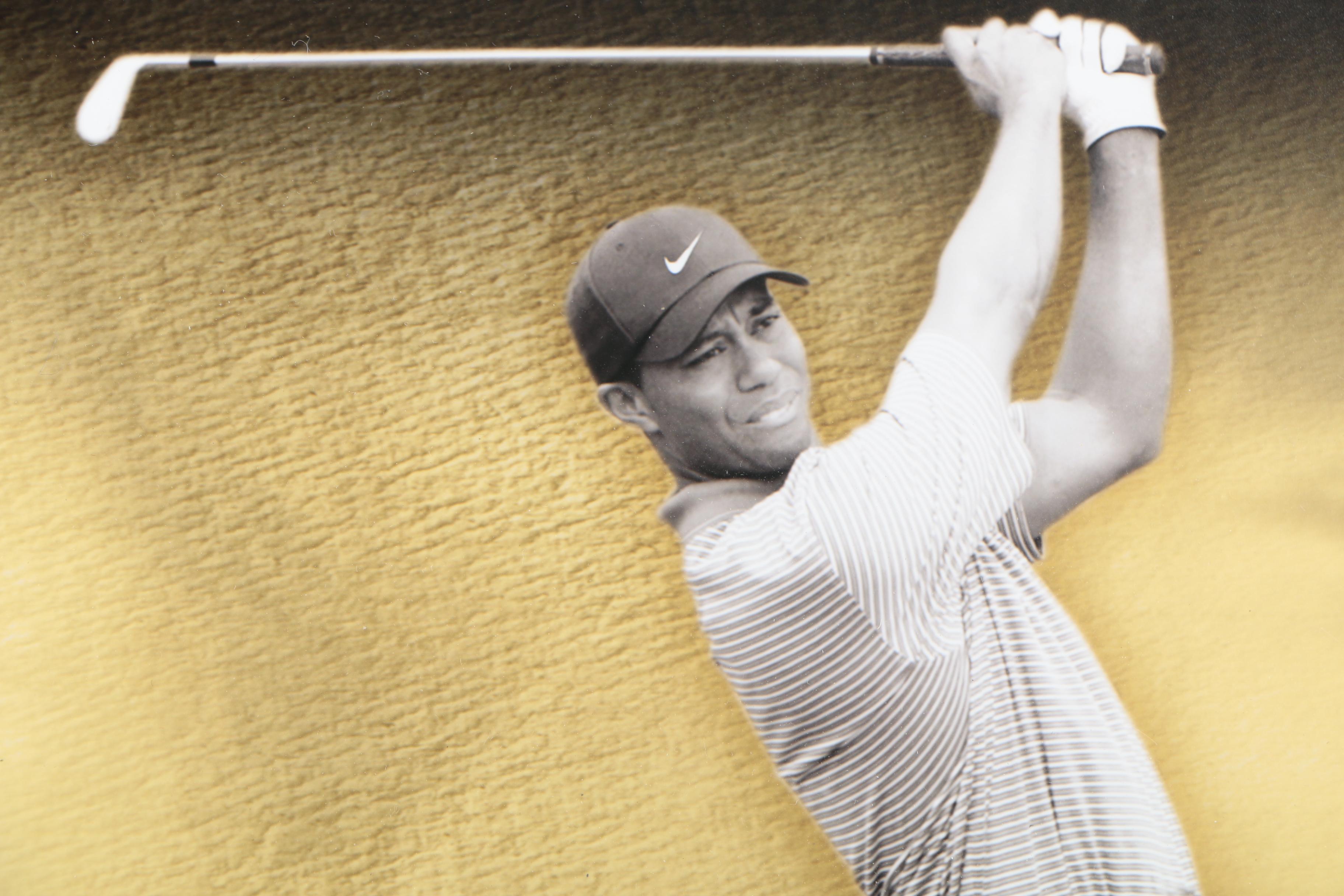 Giclee Print on Paper of Arnold Palmer, Jack Nicklaus, and Tiger Woods "Legends of Golf"