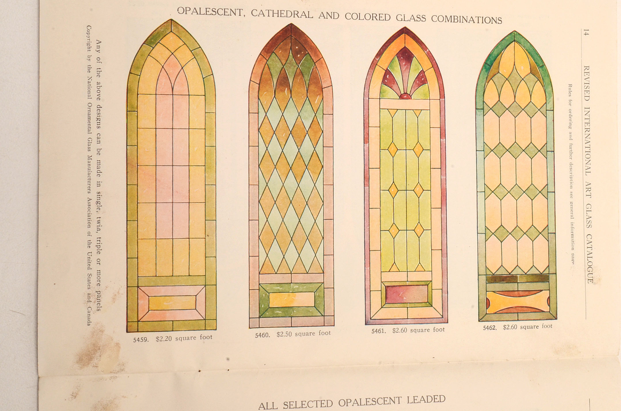 1924 Stained Glass Catalog