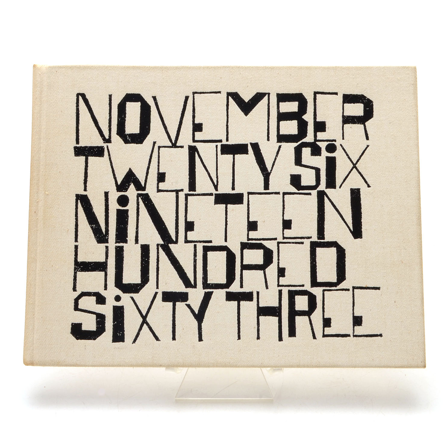 Signed "November Twenty Six Nineteen Hundred Sixty-Three"