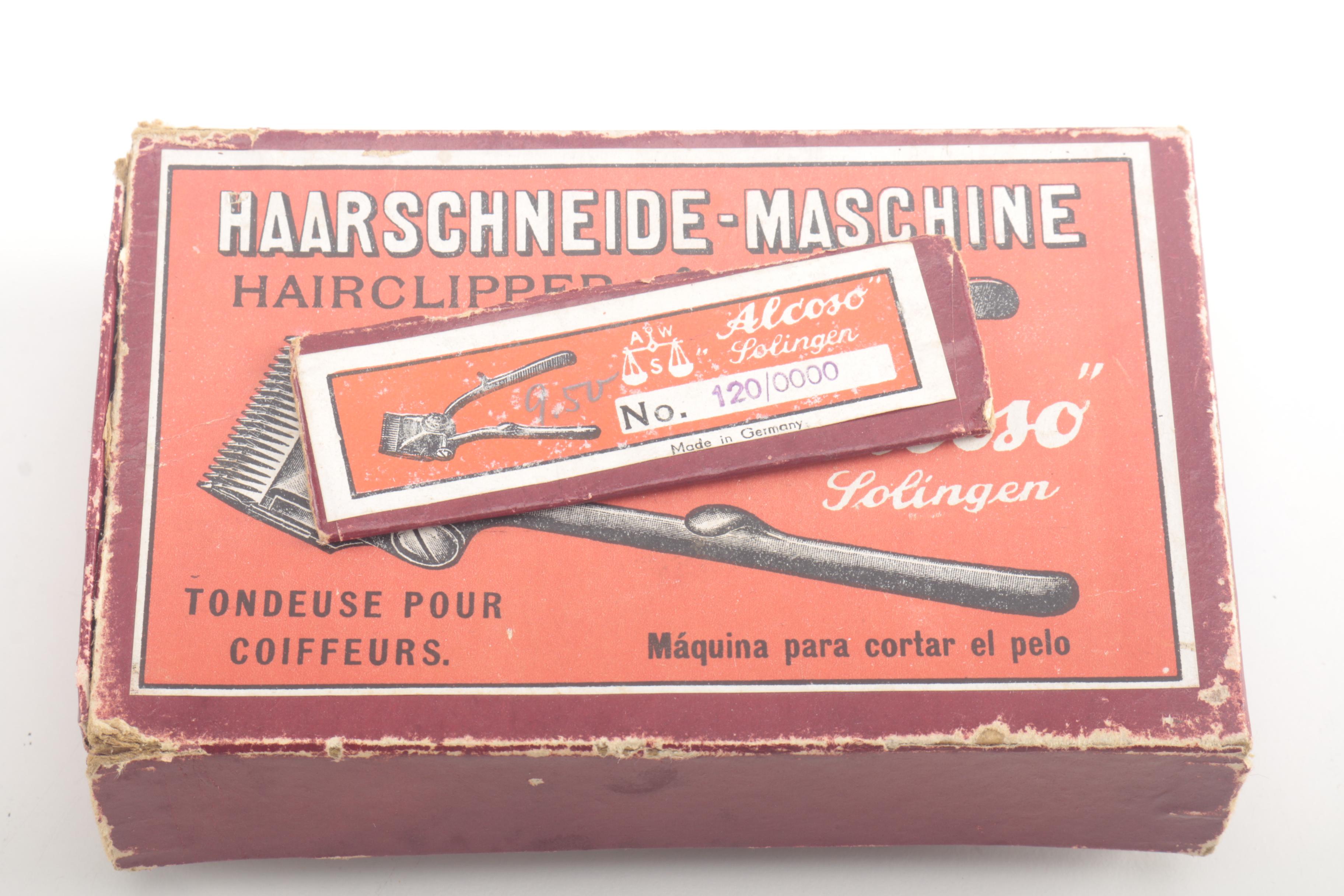 Alcoso Solingen Vintage Hair Clippers