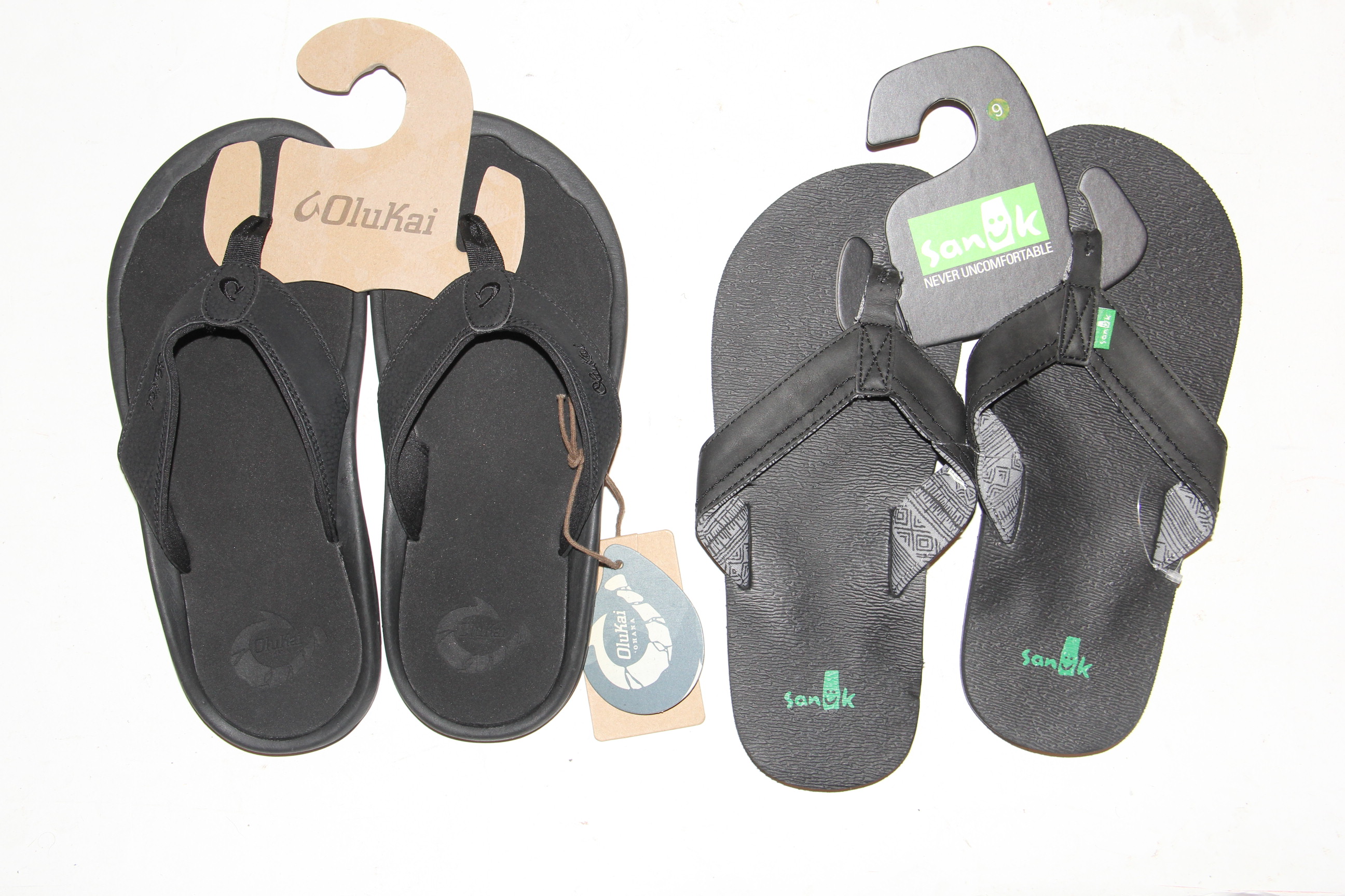 Men's Olukai, Reef and Sanuk Sandals