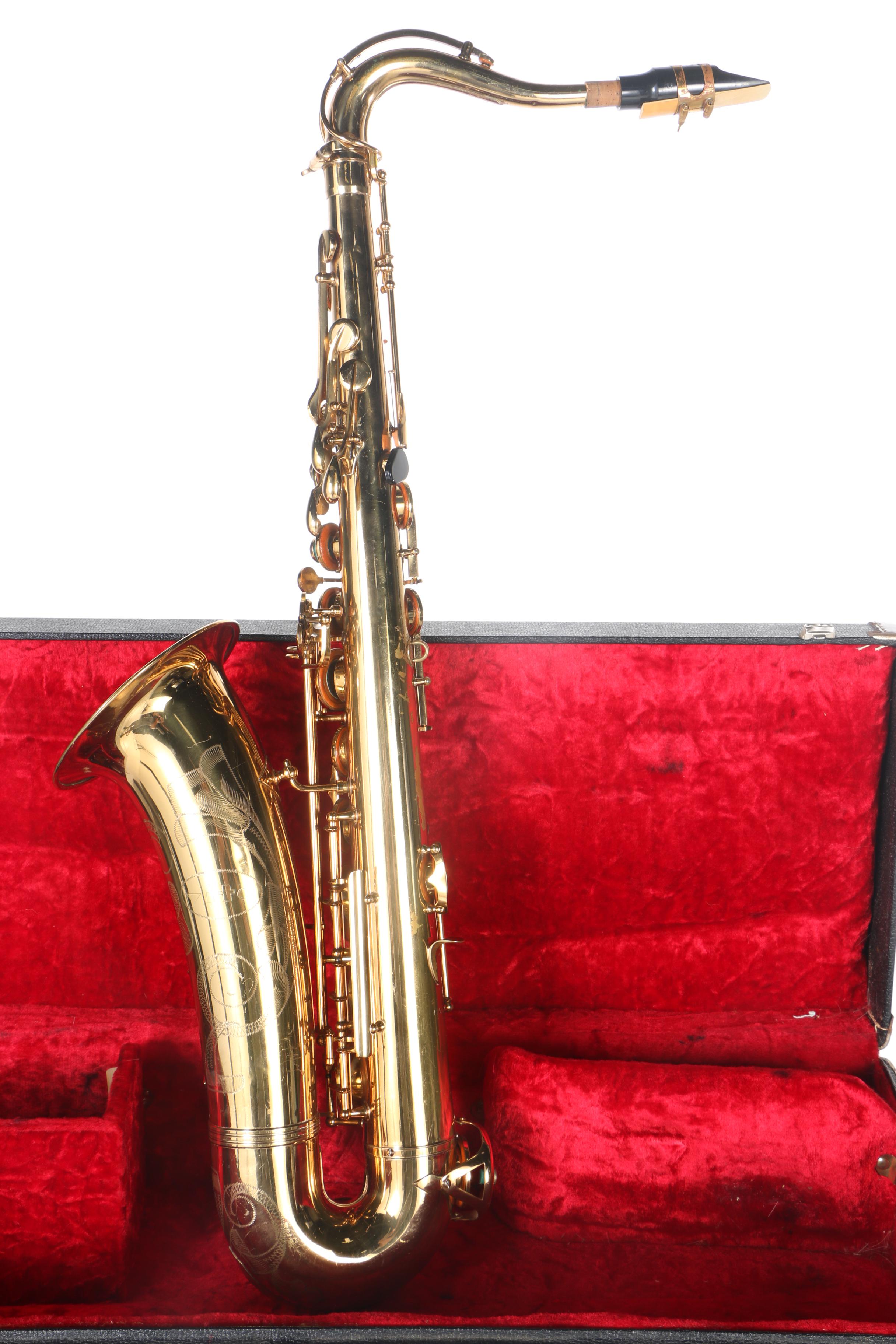 Vintage Vito Tenor Saxophone and Case