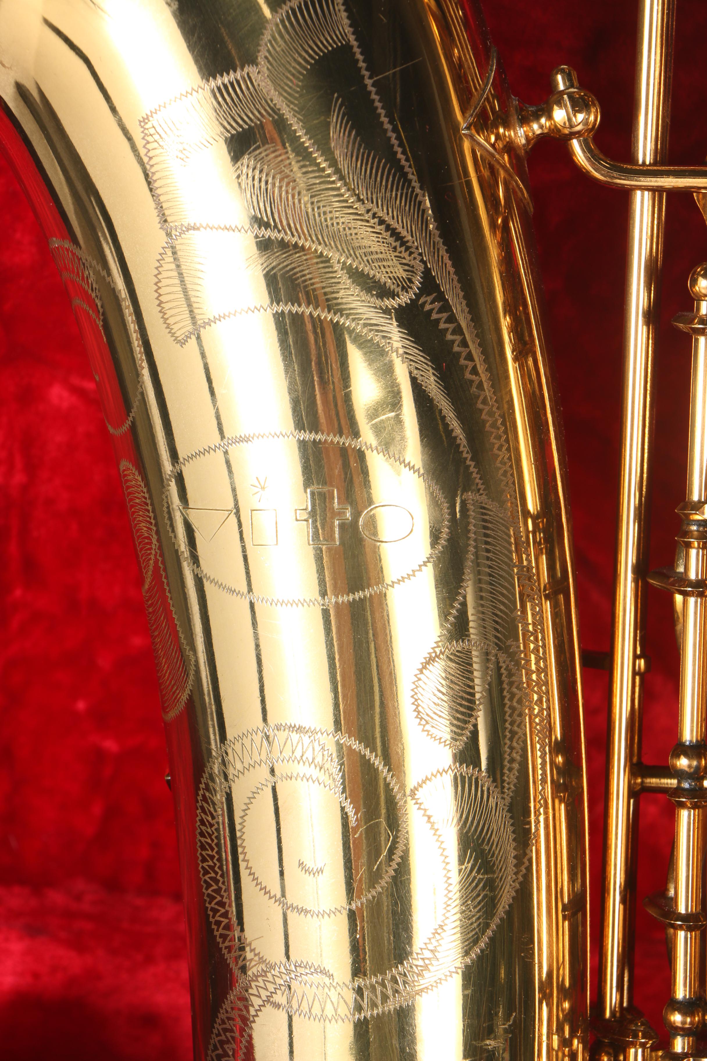 Vintage Vito Tenor Saxophone and Case